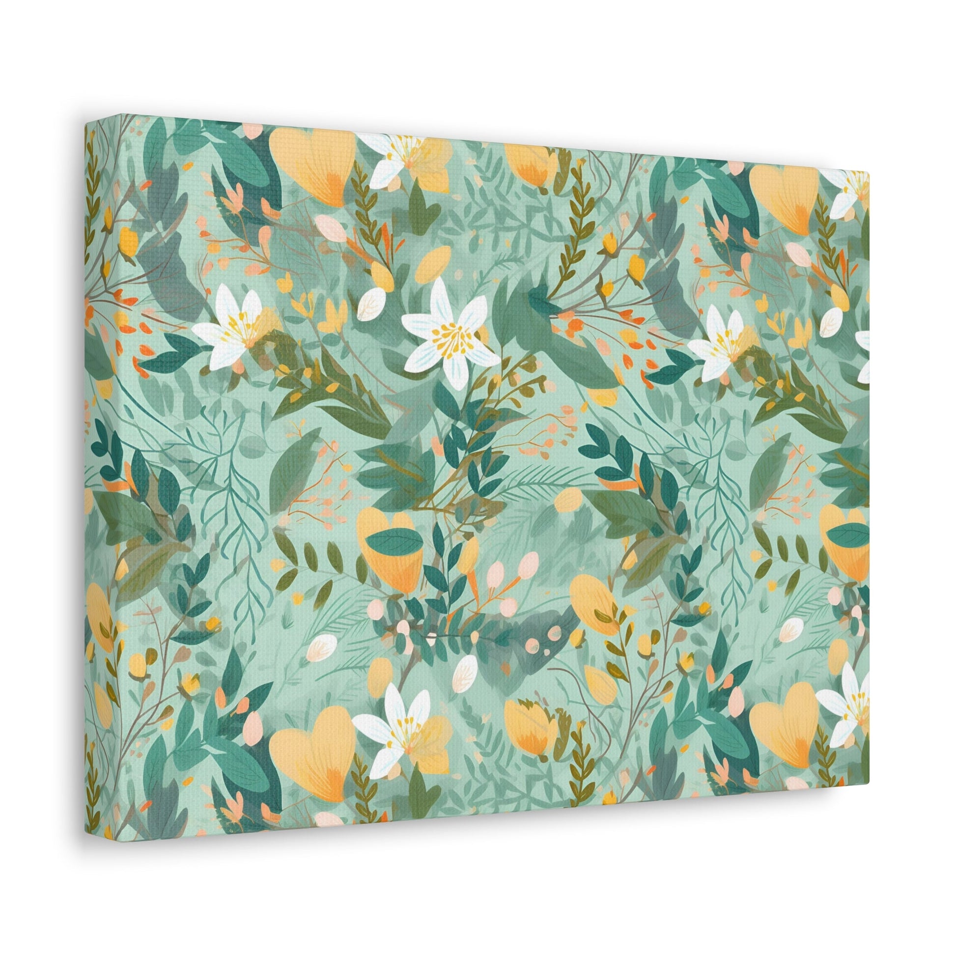 Spring Symphony - A Celebration of Nature's Beauty and Renewal Wall Art Canvas - Pattern Symphony