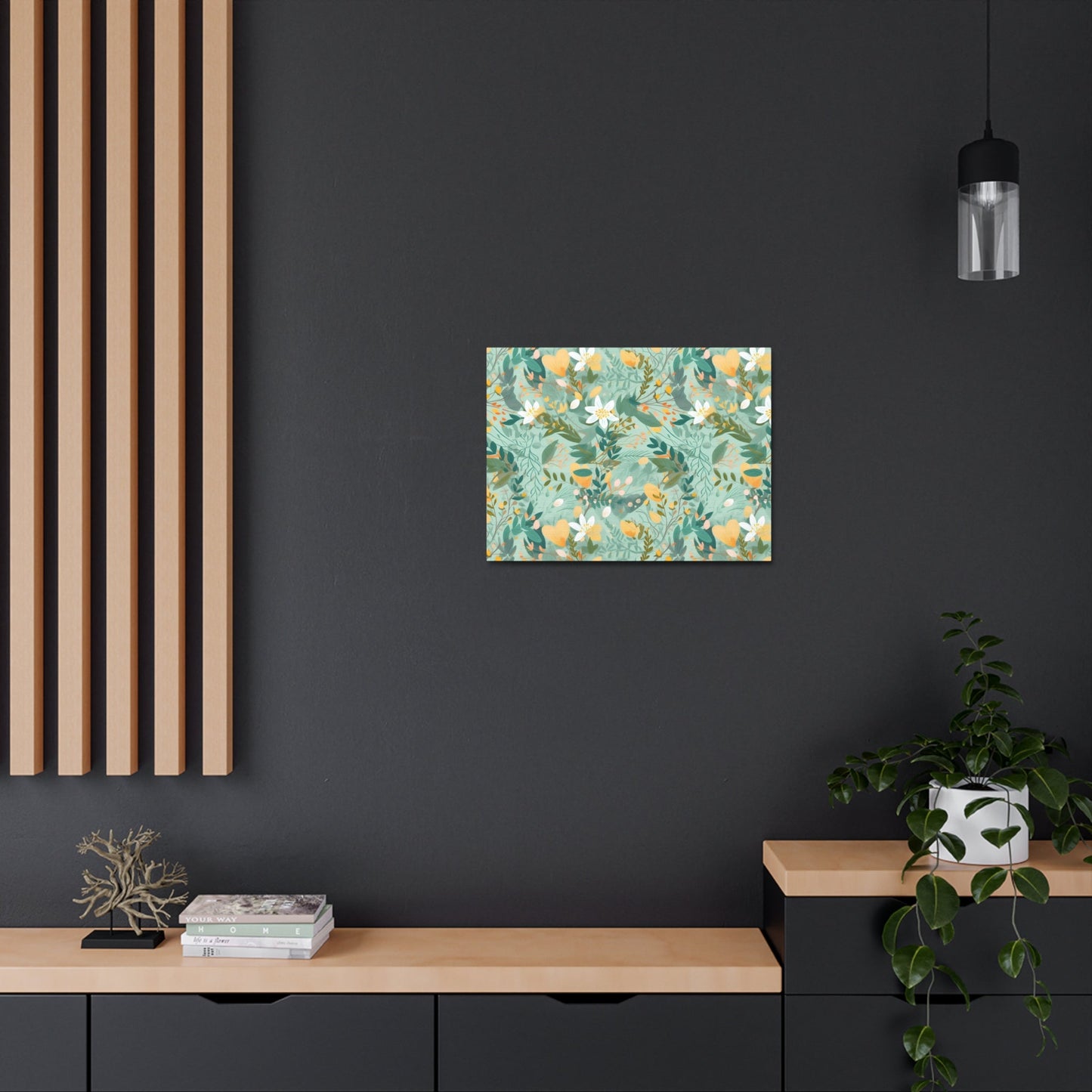 Spring Symphony - A Celebration of Nature's Beauty and Renewal Wall Art Canvas - Pattern Symphony