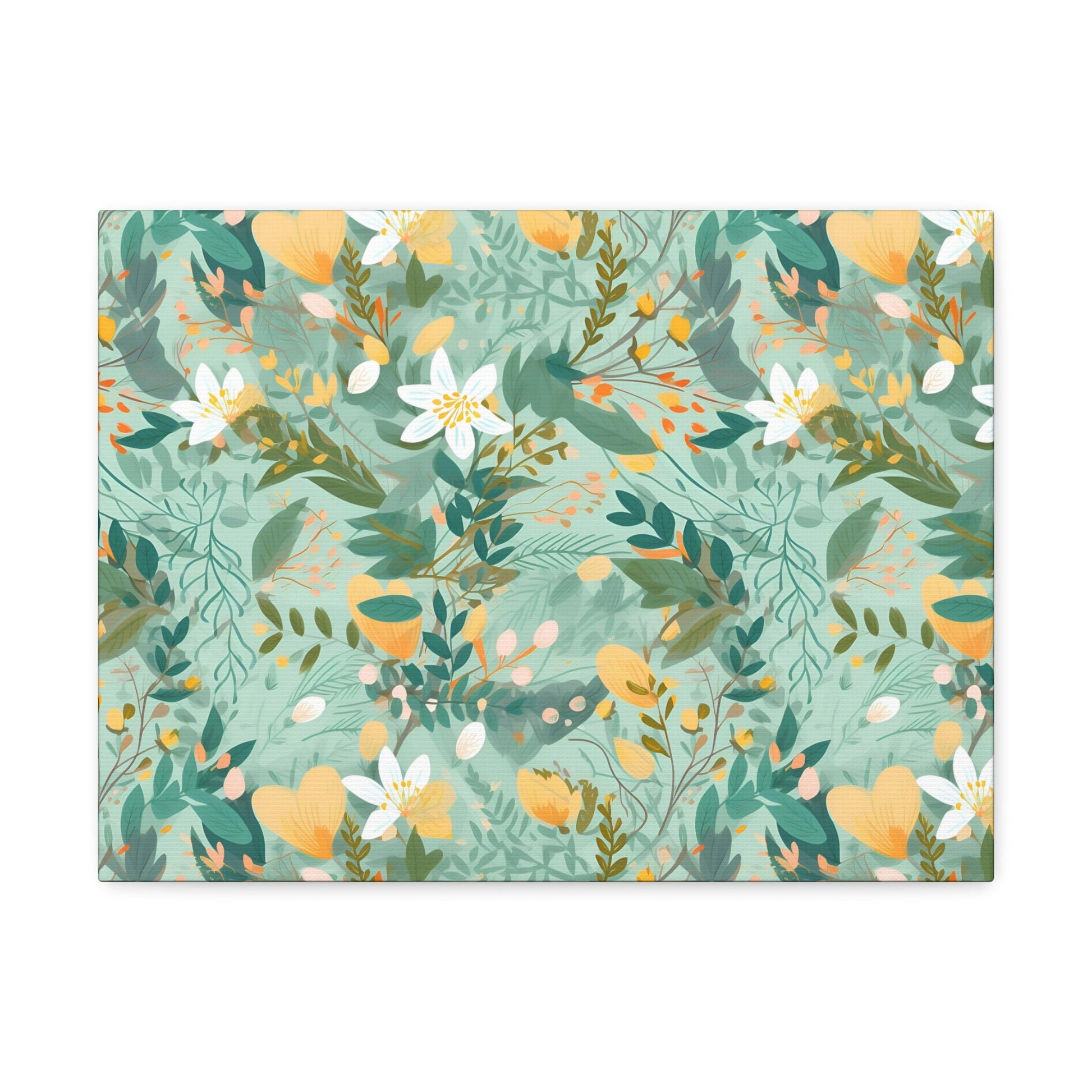 Spring Symphony - A Celebration of Nature's Beauty and Renewal Wall Art Canvas - Pattern Symphony