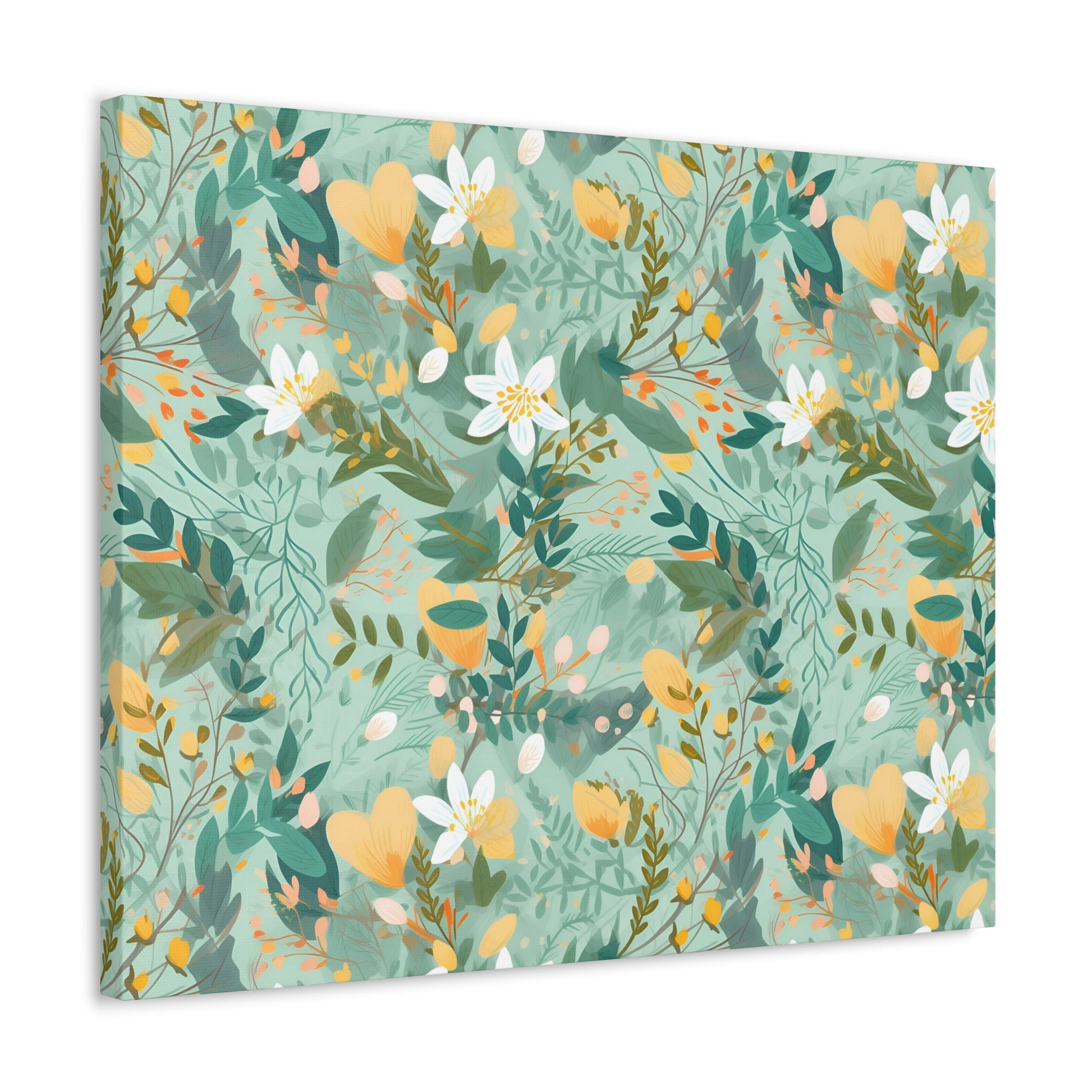 Spring Symphony - A Celebration of Nature's Beauty and Renewal Wall Art Canvas - Pattern Symphony