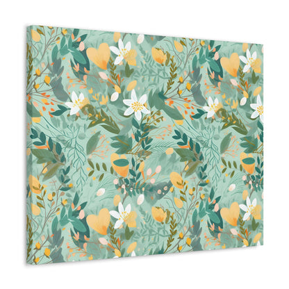 Spring Symphony - A Celebration of Nature's Beauty and Renewal Wall Art Canvas - Pattern Symphony