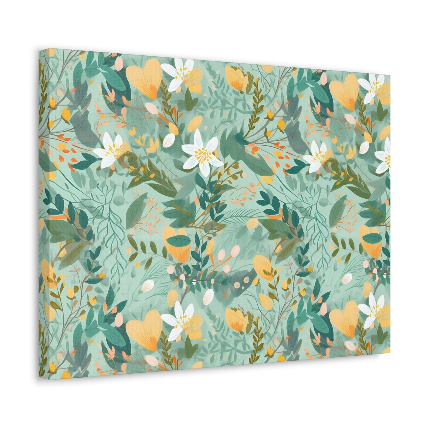 Spring Symphony - A Celebration of Nature's Beauty and Renewal Wall Art Canvas - Pattern Symphony