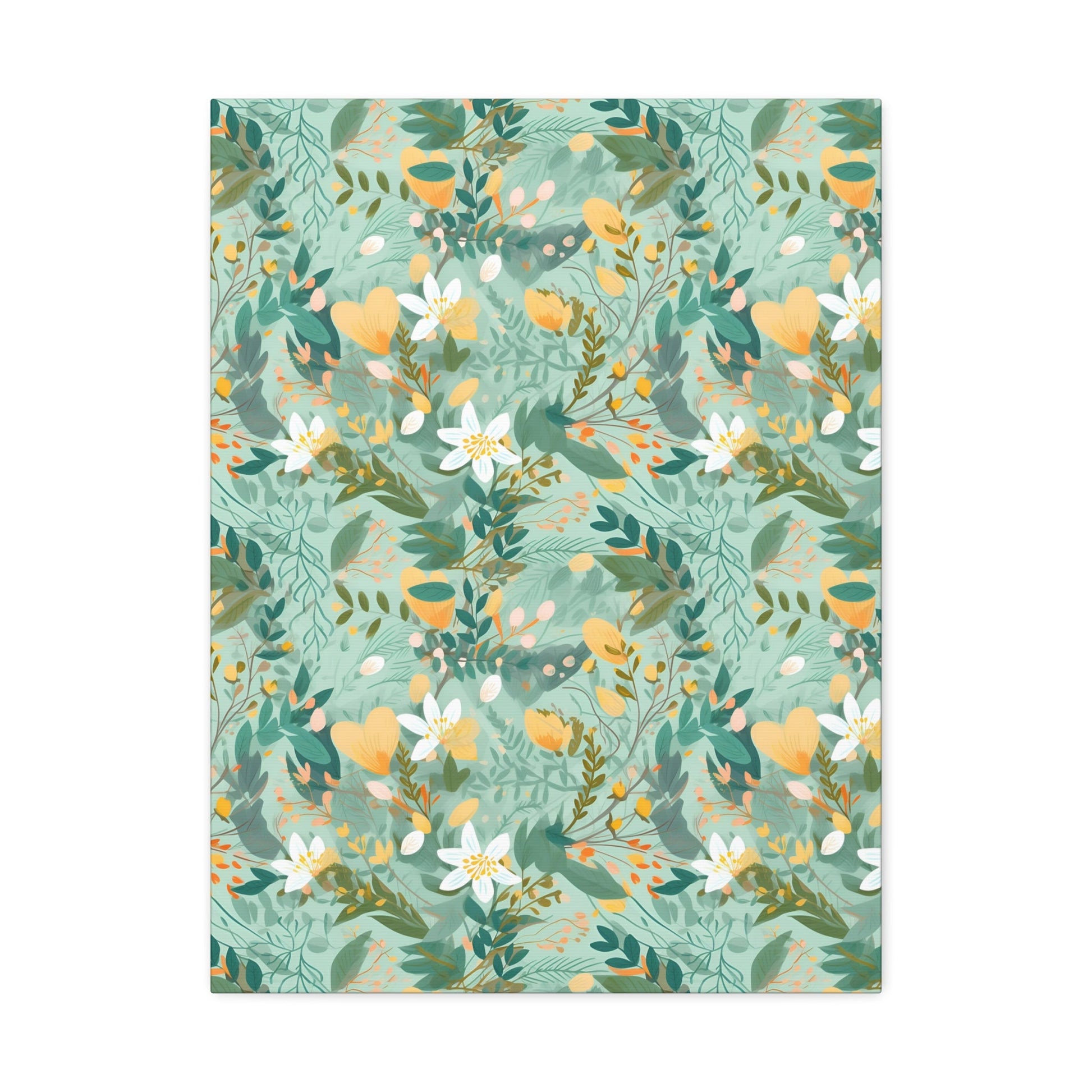 Spring Symphony - A Celebration of Nature's Beauty and Renewal Wall Art Canvas - Pattern Symphony