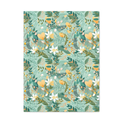 Spring Symphony - A Celebration of Nature's Beauty and Renewal Wall Art Canvas - Pattern Symphony