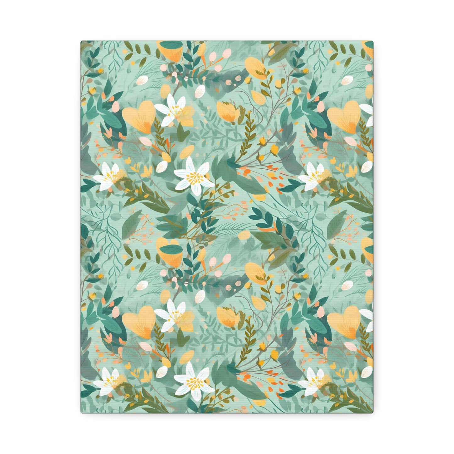 Spring Symphony - A Celebration of Nature's Beauty and Renewal Wall Art Canvas - Pattern Symphony