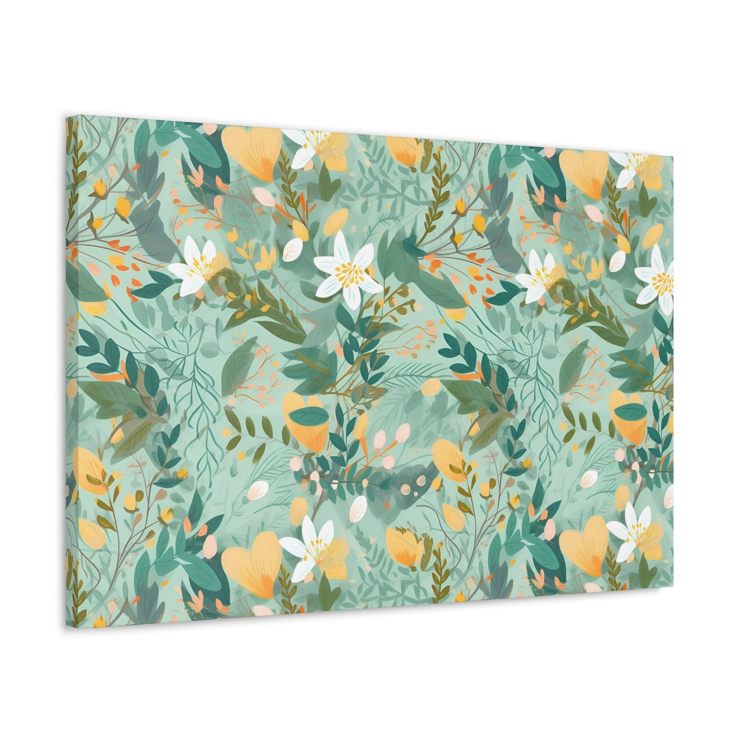 Spring Symphony - A Celebration of Nature's Beauty and Renewal Wall Art Canvas - Pattern Symphony