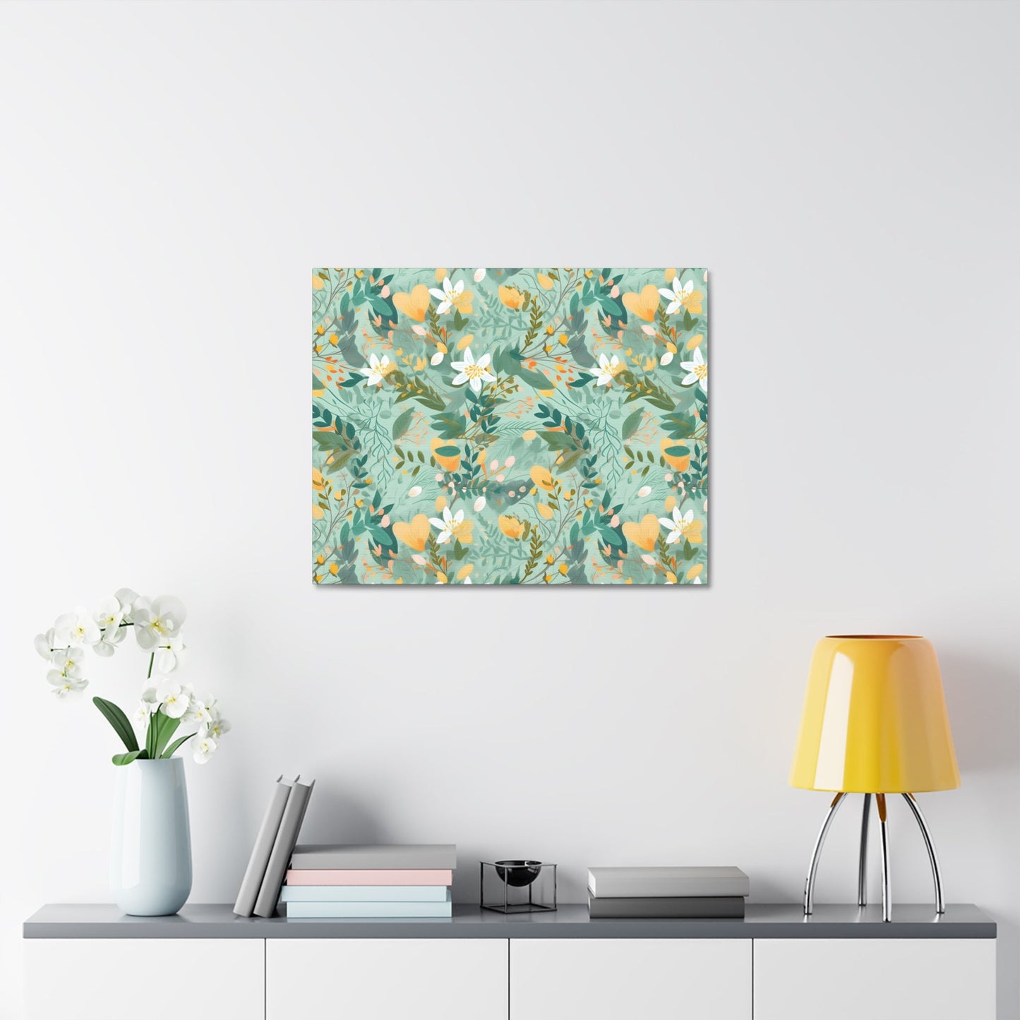 Spring Symphony - A Celebration of Nature's Beauty and Renewal Wall Art Canvas - Pattern Symphony