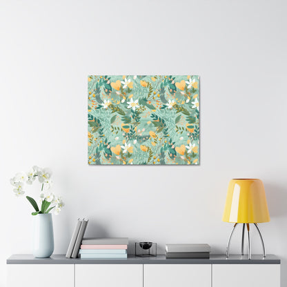 Spring Symphony - A Celebration of Nature's Beauty and Renewal Wall Art Canvas - Pattern Symphony