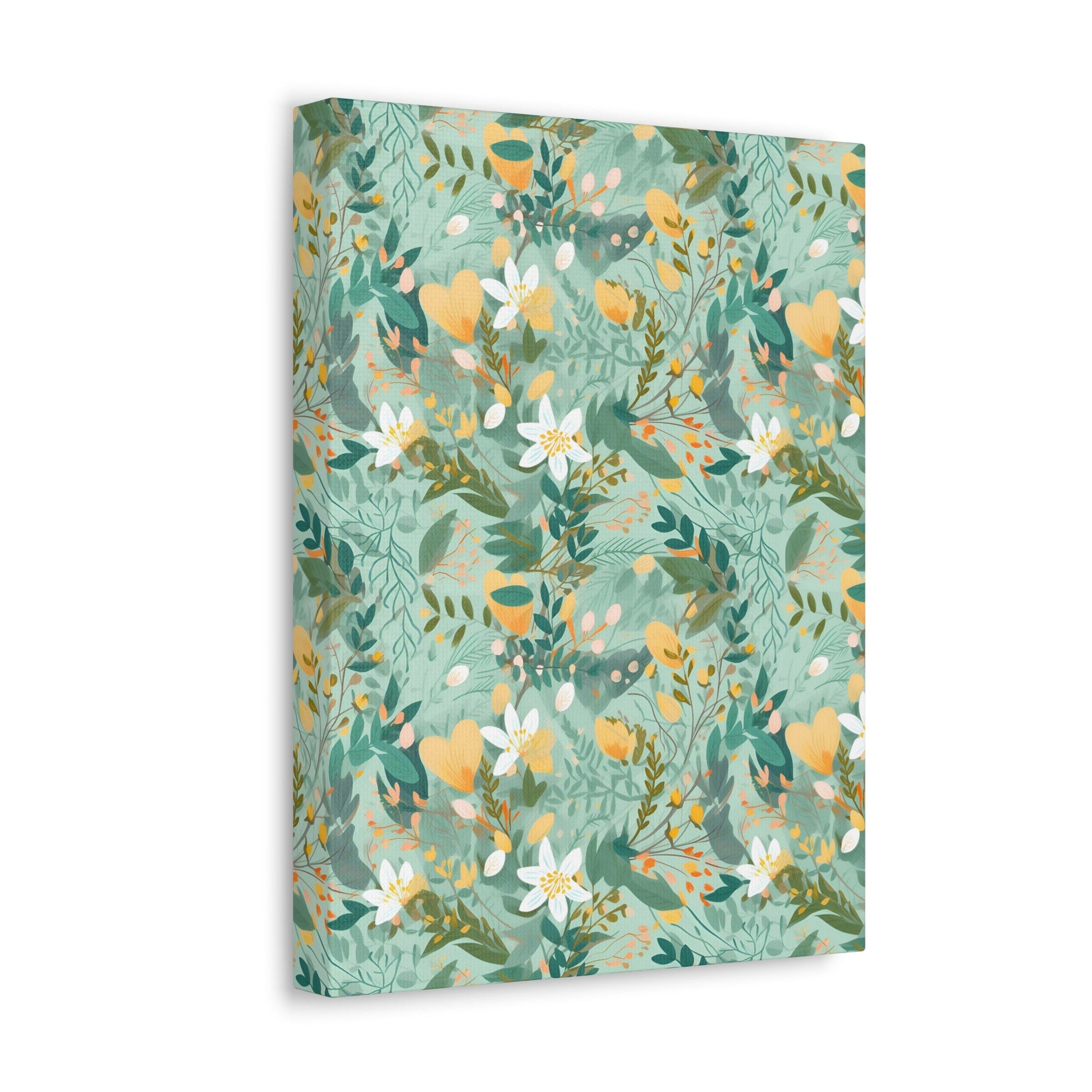 Spring Symphony - A Celebration of Nature's Beauty and Renewal Wall Art Canvas - Pattern Symphony