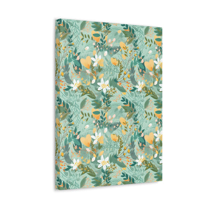 Spring Symphony - A Celebration of Nature's Beauty and Renewal Wall Art Canvas - Pattern Symphony