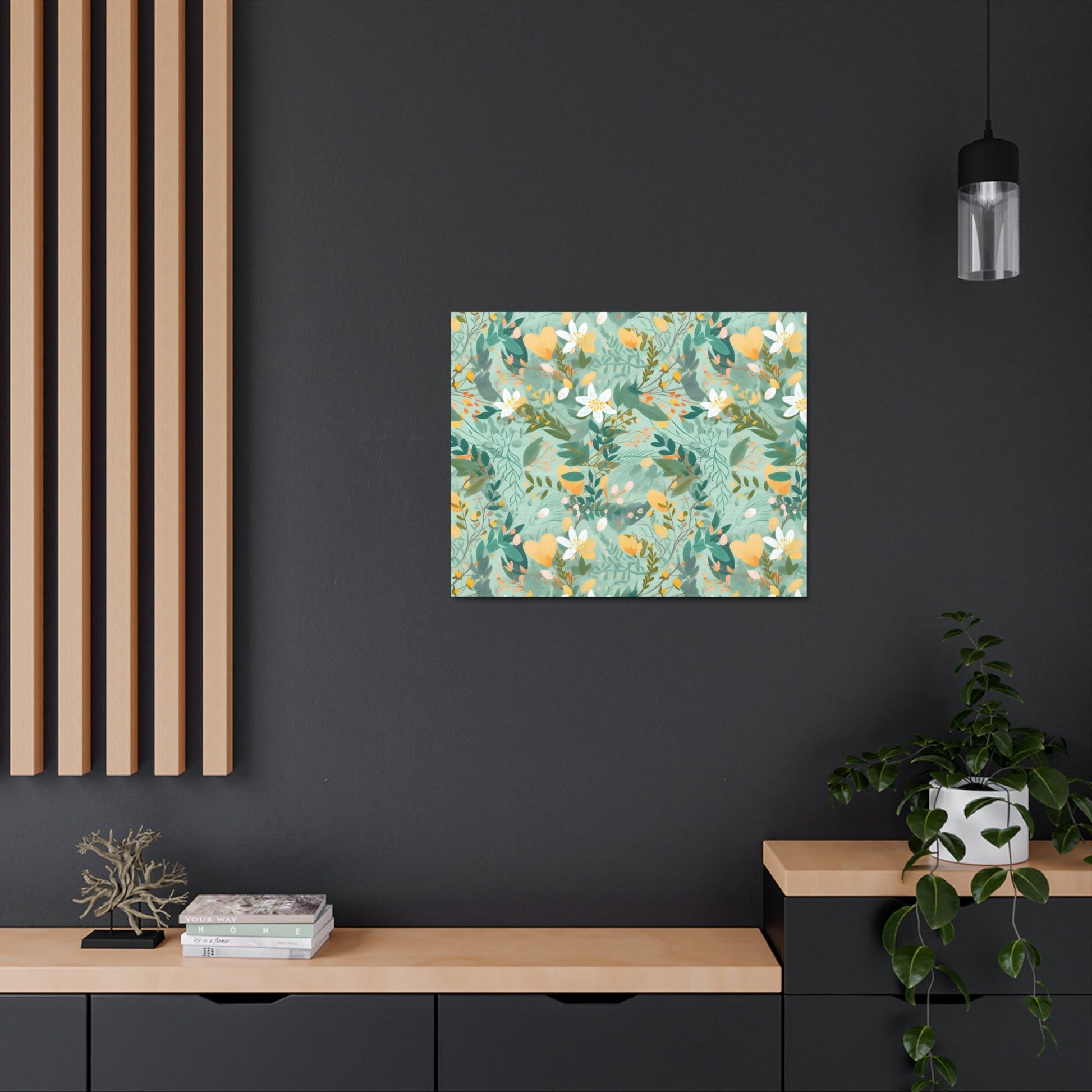 Spring Symphony - A Celebration of Nature's Beauty and Renewal Wall Art Canvas - Pattern Symphony