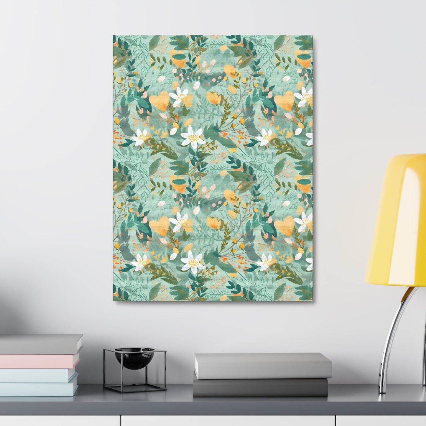 Spring Symphony - A Celebration of Nature's Beauty and Renewal Wall Art Canvas - Pattern Symphony