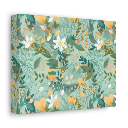 Spring Symphony - A Celebration of Nature's Beauty and Renewal Wall Art Canvas - Pattern Symphony