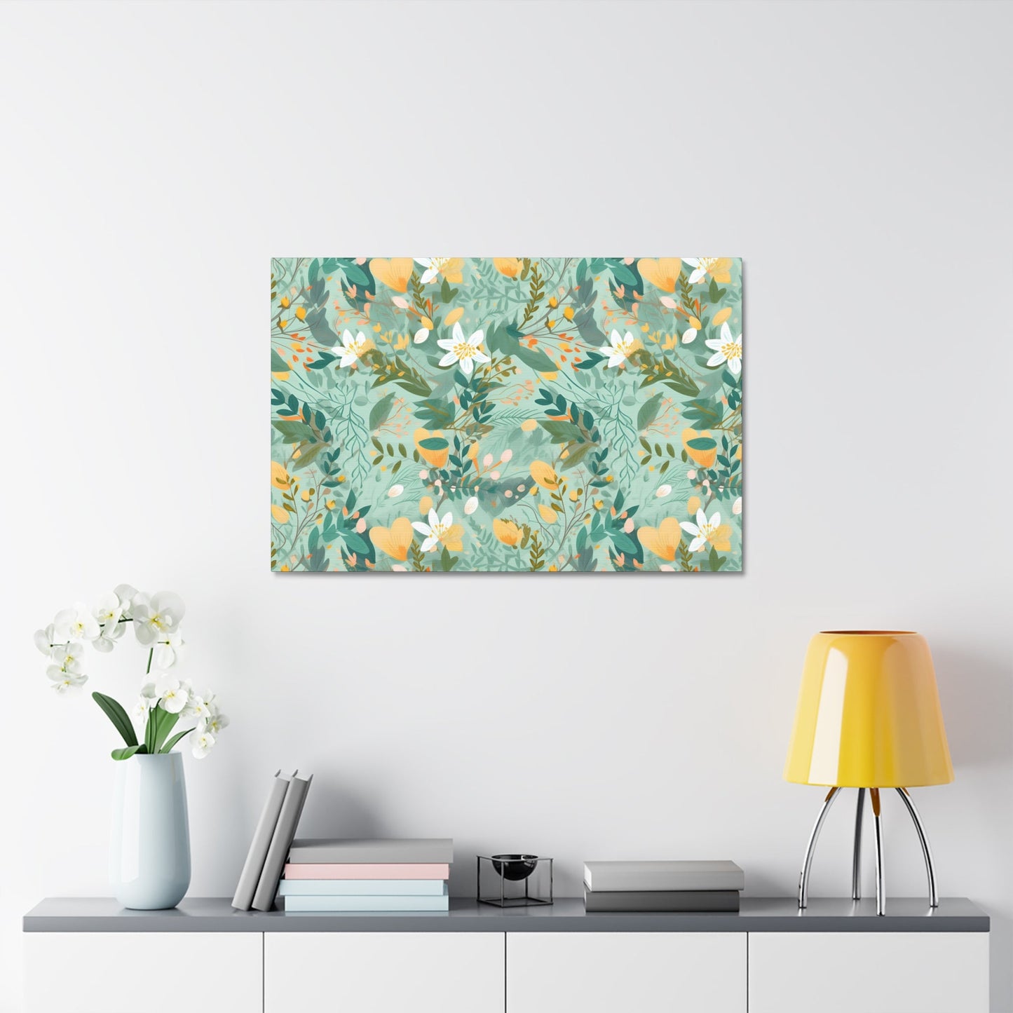 Spring Symphony - A Celebration of Nature's Beauty and Renewal Wall Art Canvas - Pattern Symphony