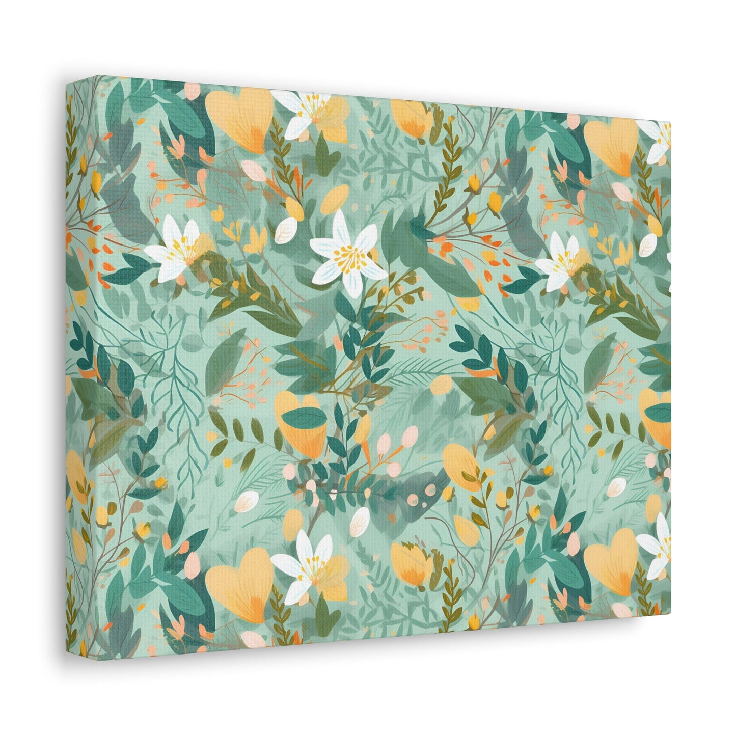 Spring Symphony - A Celebration of Nature's Beauty and Renewal Wall Art Canvas - Pattern Symphony