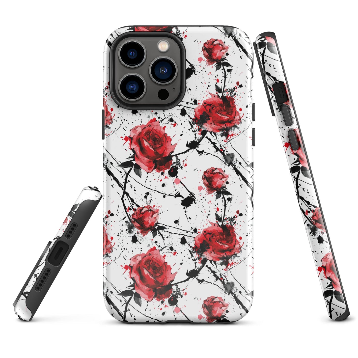 Thorny Embrace: Dark Valentine - iPhone Case - Pattern Symphony