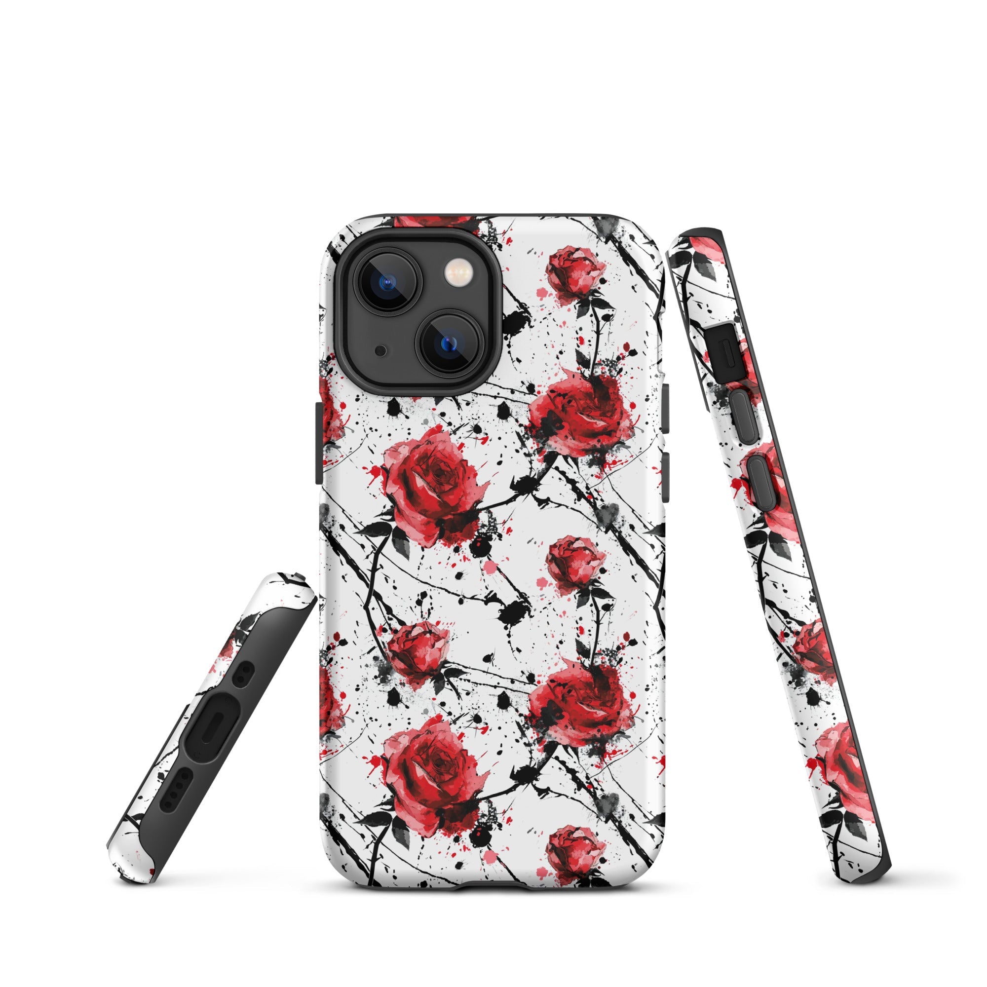 Thorny Embrace: Dark Valentine - iPhone Case - Pattern Symphony