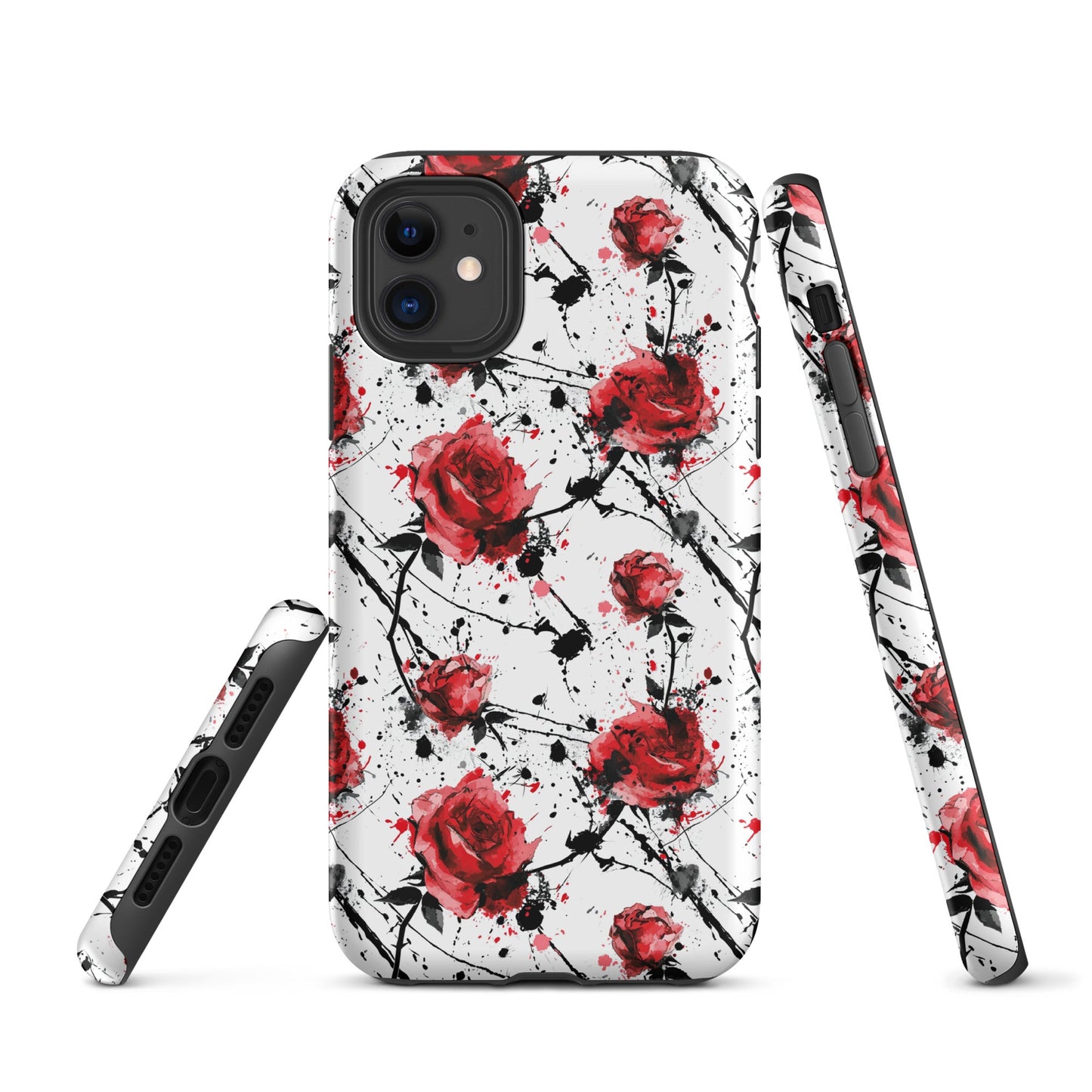 Thorny Embrace: Dark Valentine - iPhone Case - Pattern Symphony