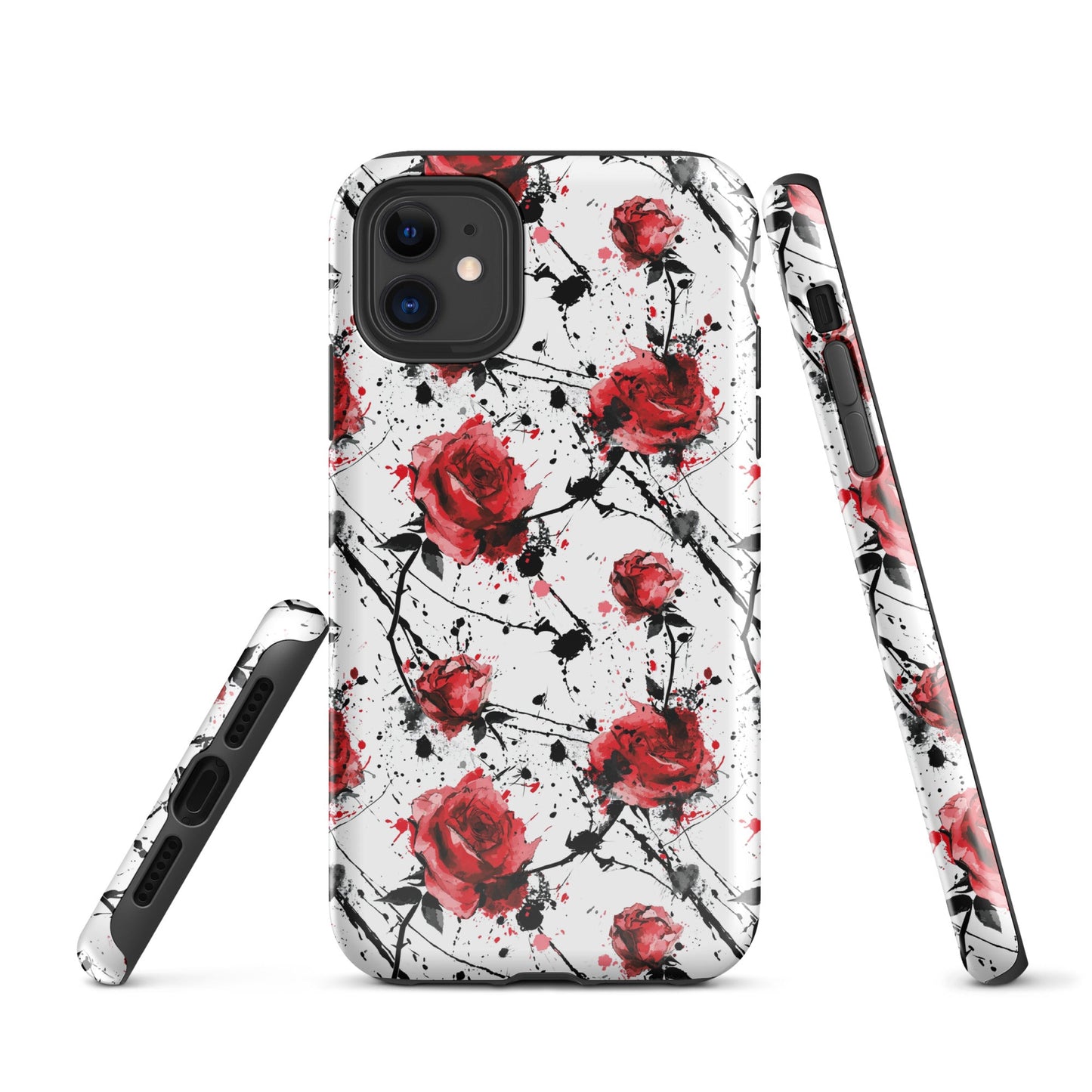 Thorny Embrace: Dark Valentine - iPhone Case - Pattern Symphony