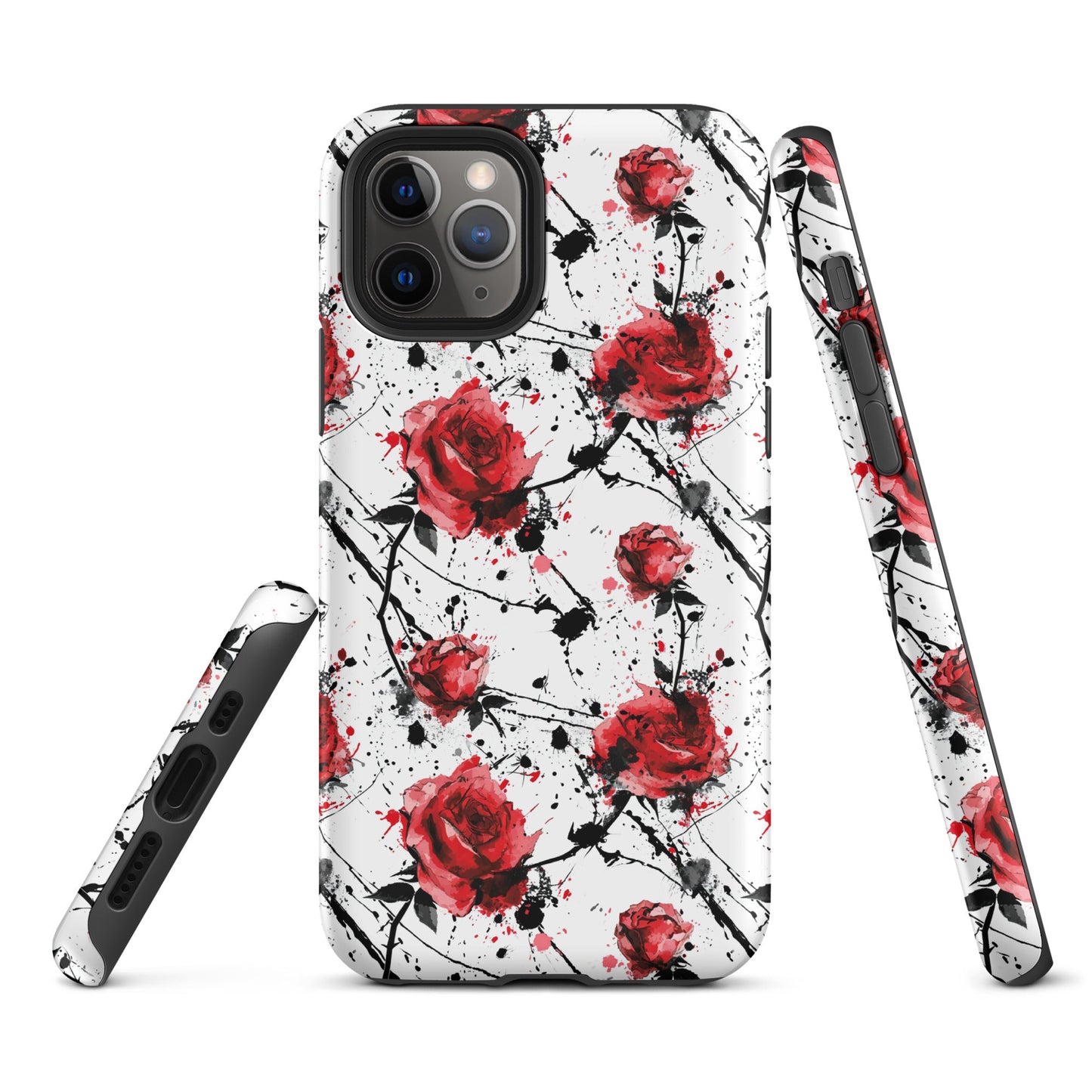 Thorny Embrace: Dark Valentine - iPhone Case - Pattern Symphony