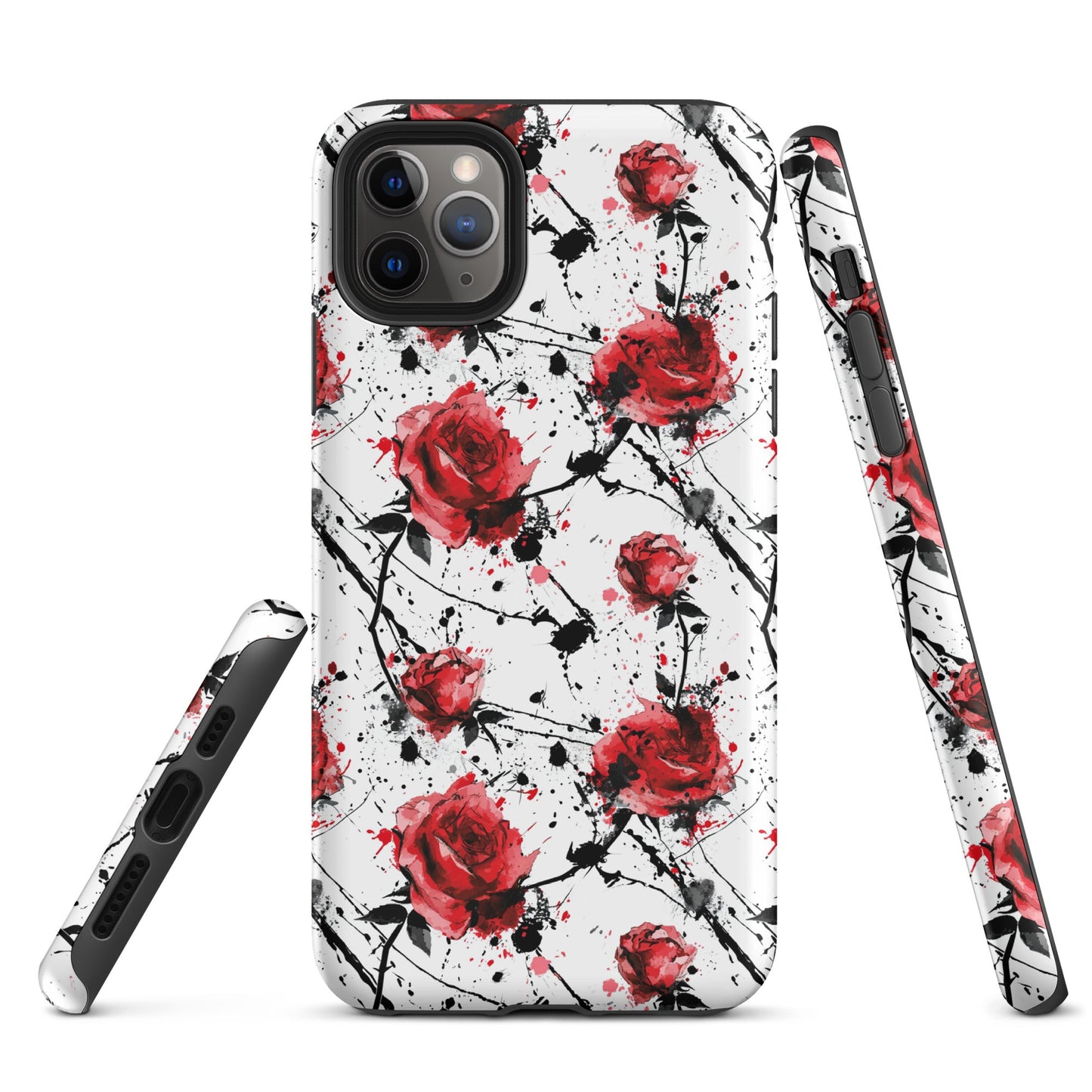 Thorny Embrace: Dark Valentine - iPhone Case - Pattern Symphony