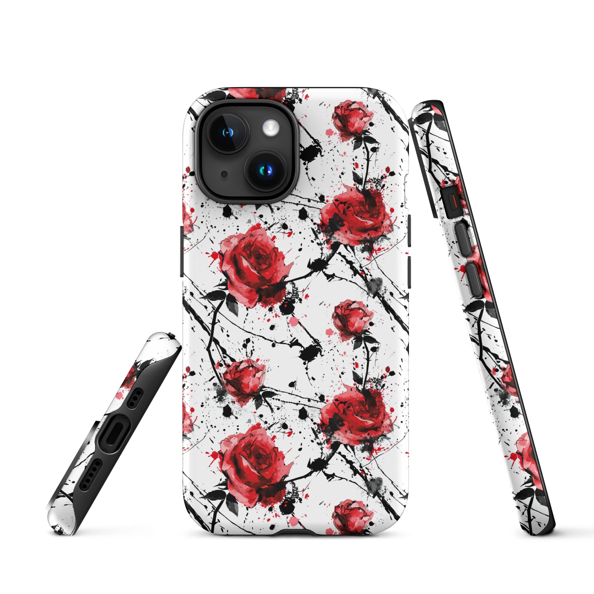 Thorny Embrace: Dark Valentine - iPhone Case - Pattern Symphony