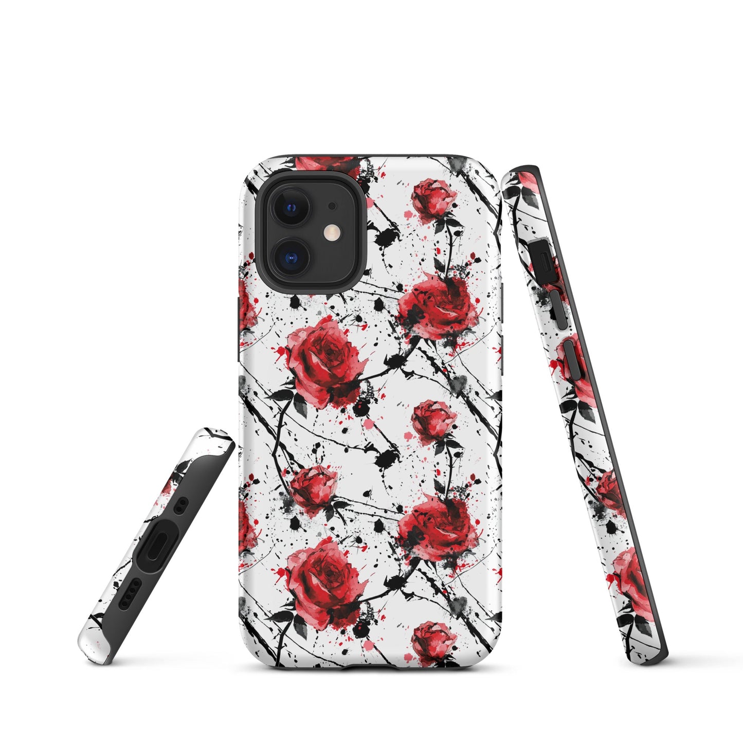 Thorny Embrace: Dark Valentine - iPhone Case - Pattern Symphony