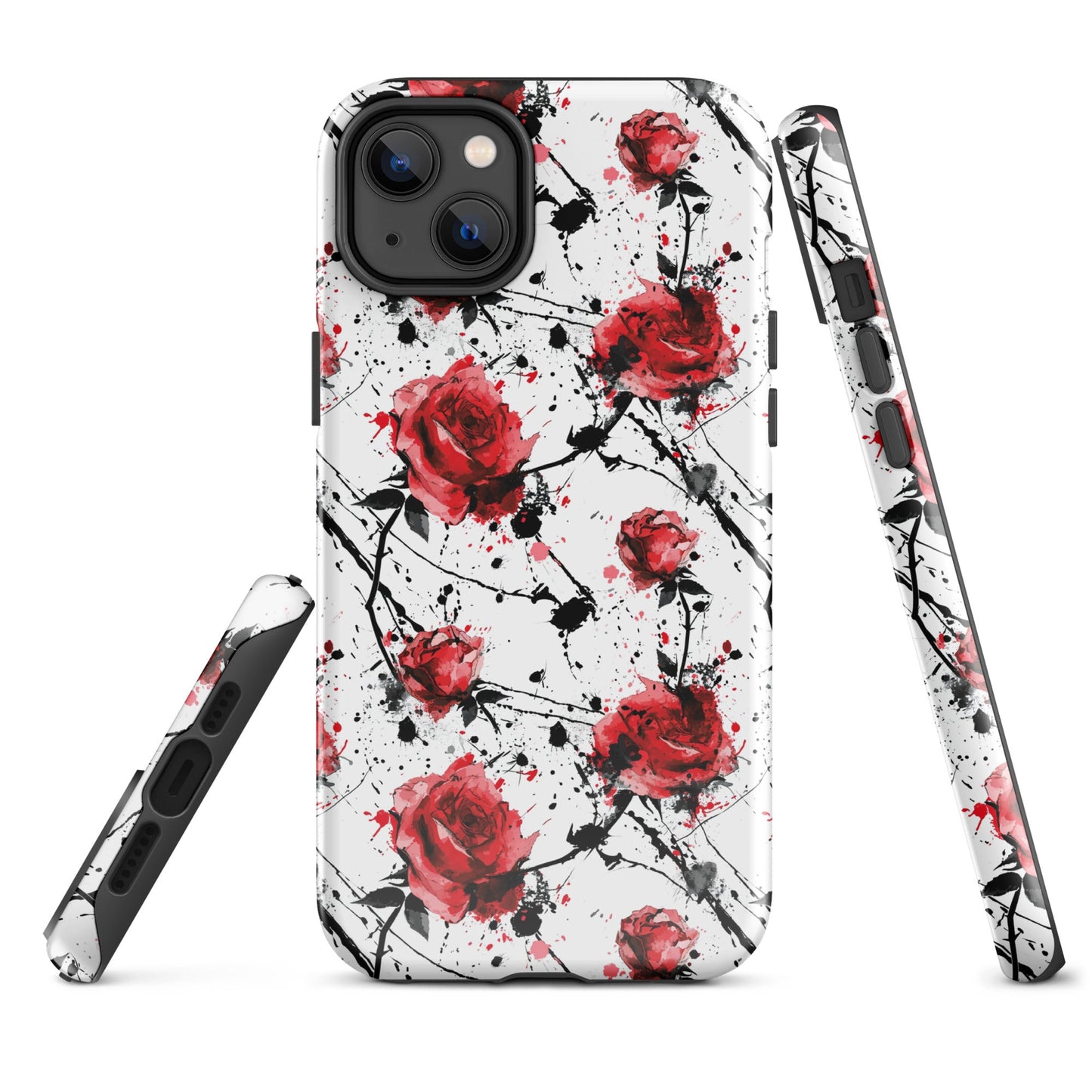 Thorny Embrace: Dark Valentine - iPhone Case - Pattern Symphony