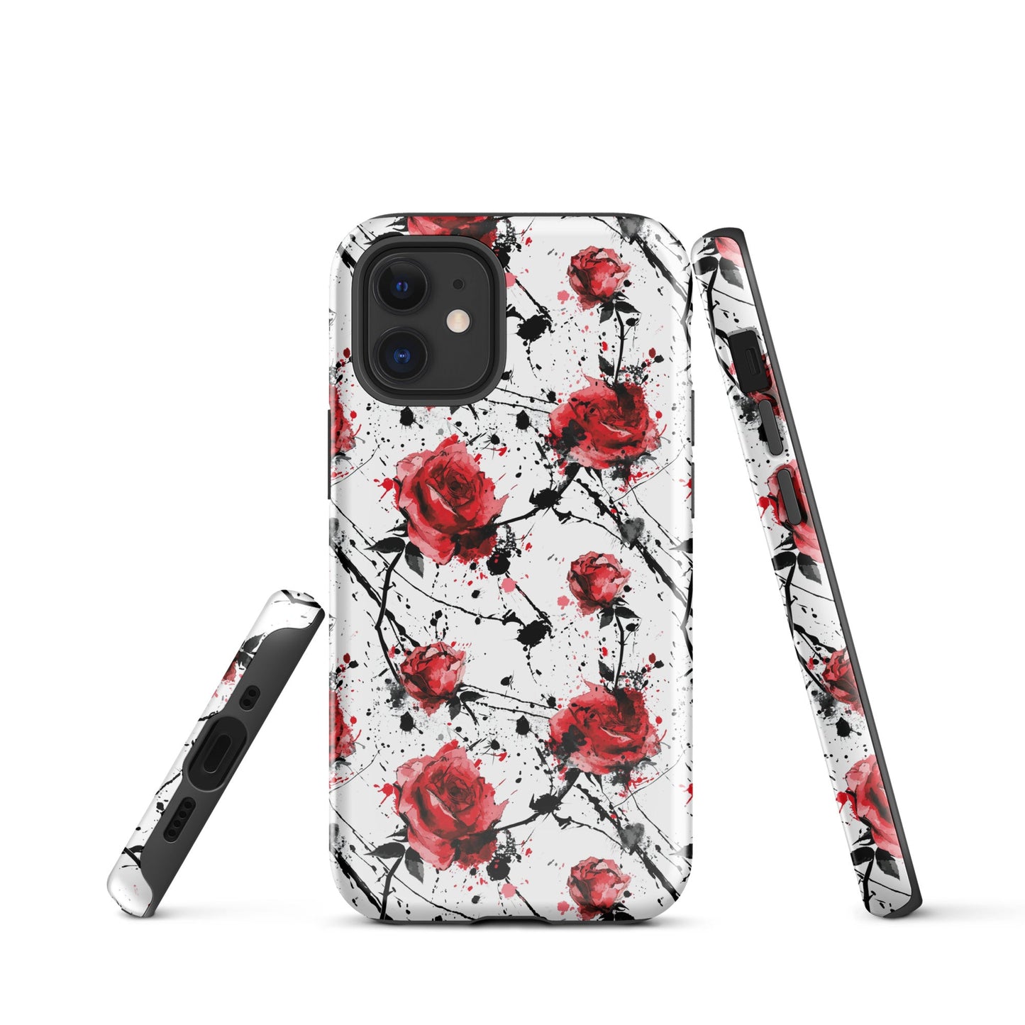 Thorny Embrace: Dark Valentine - iPhone Case - Pattern Symphony