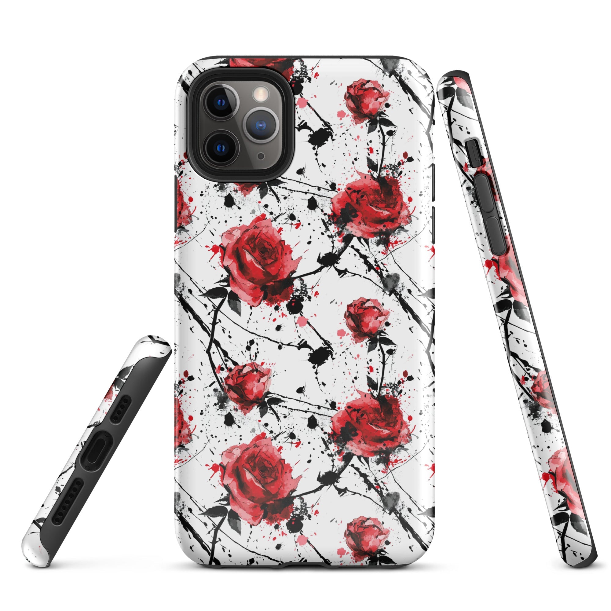 Thorny Embrace: Dark Valentine - iPhone Case - Pattern Symphony