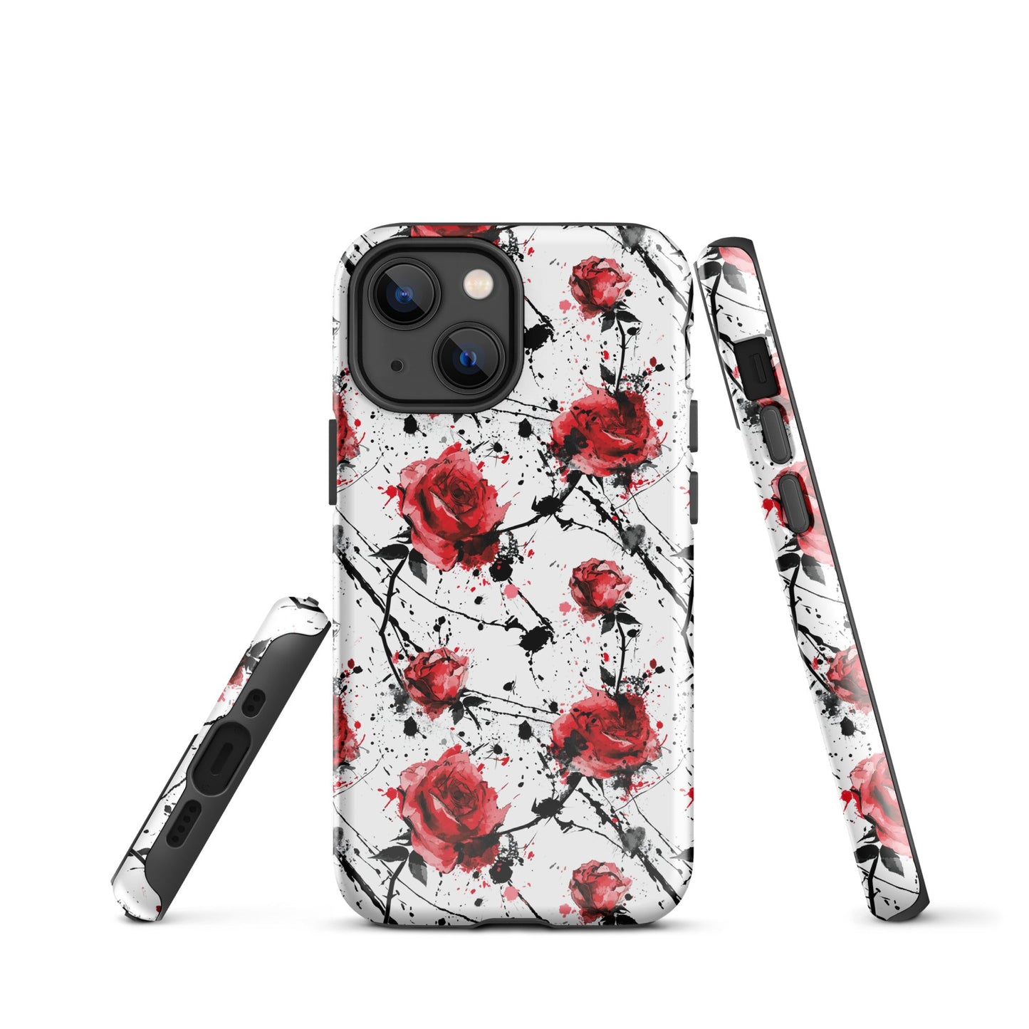 Thorny Embrace: Dark Valentine - iPhone Case - Pattern Symphony