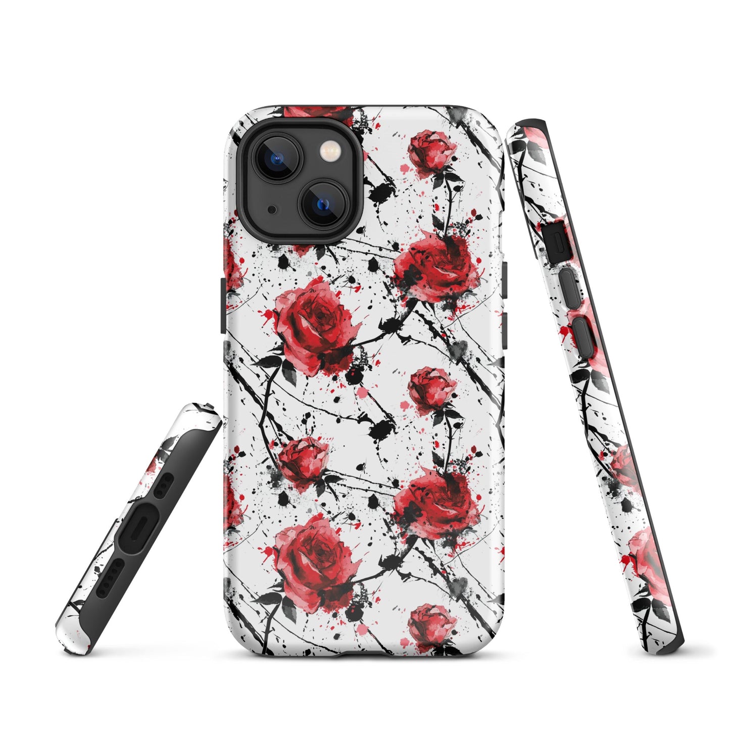 Thorny Embrace: Dark Valentine - iPhone Case - Pattern Symphony