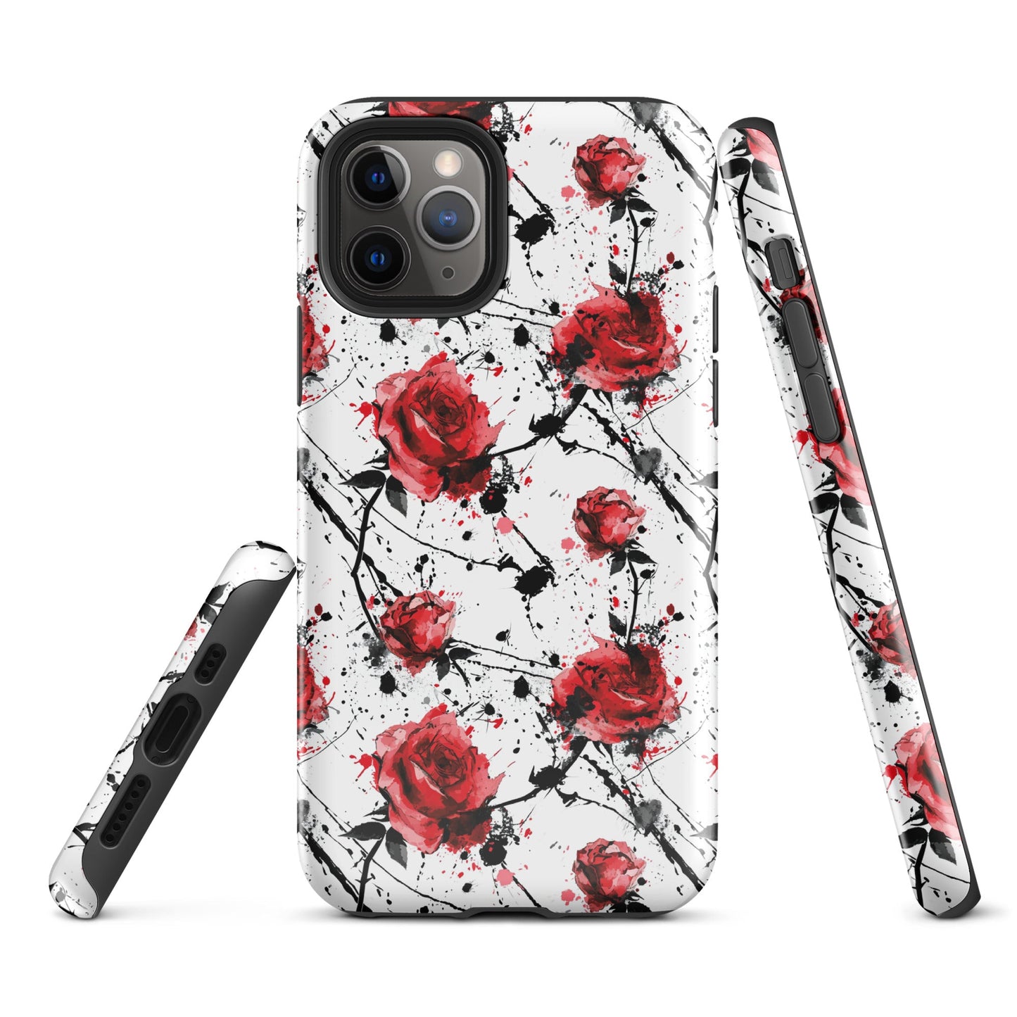 Thorny Embrace: Dark Valentine - iPhone Case - Pattern Symphony