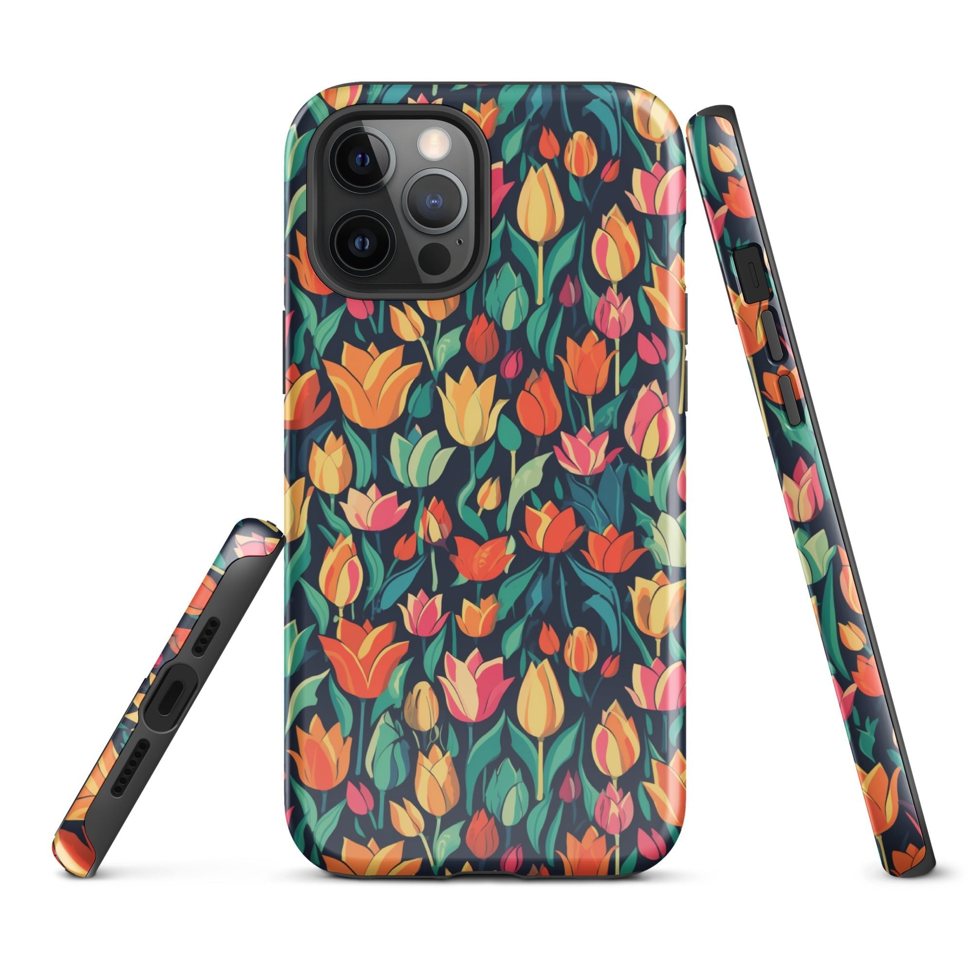 Tulip Medley - Vibrant and Colourful - iPhone Case - Pattern Symphony