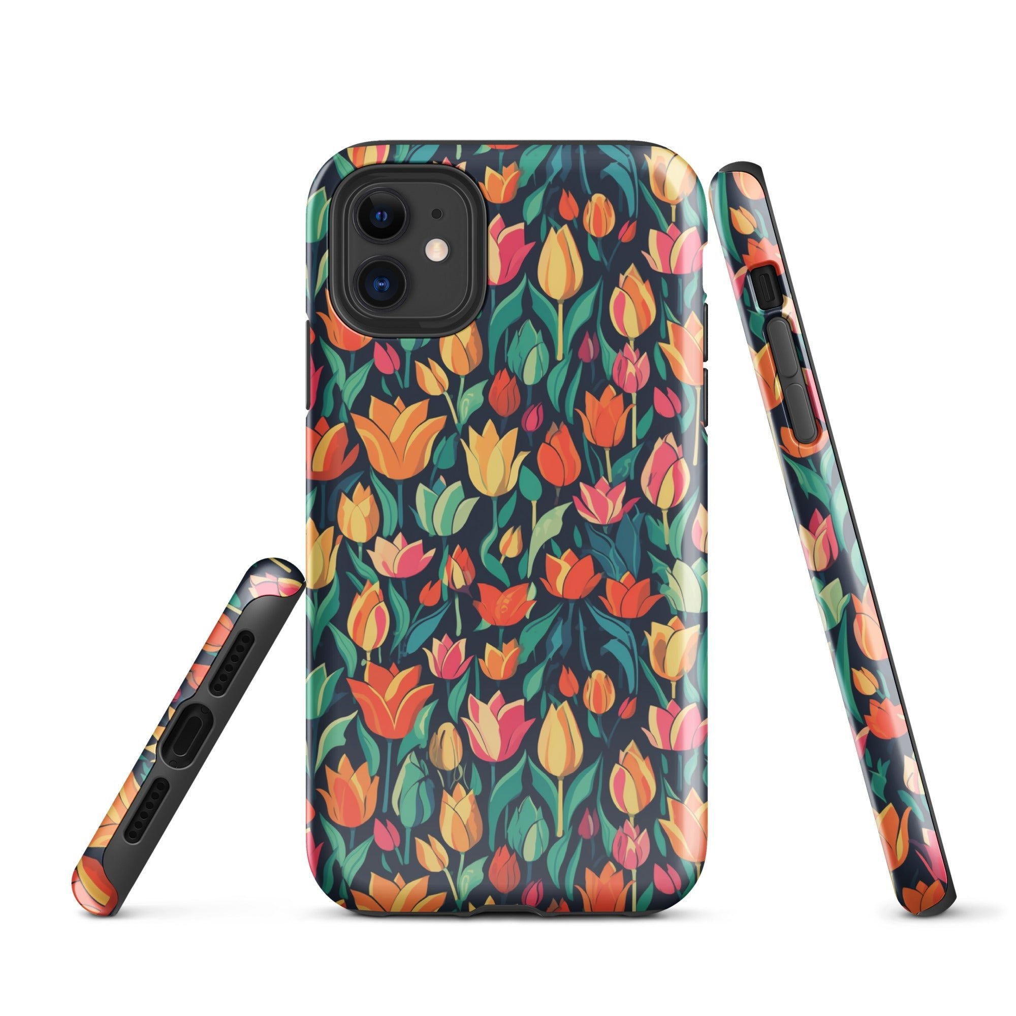 Tulip Medley - Vibrant and Colourful - iPhone Case - Pattern Symphony