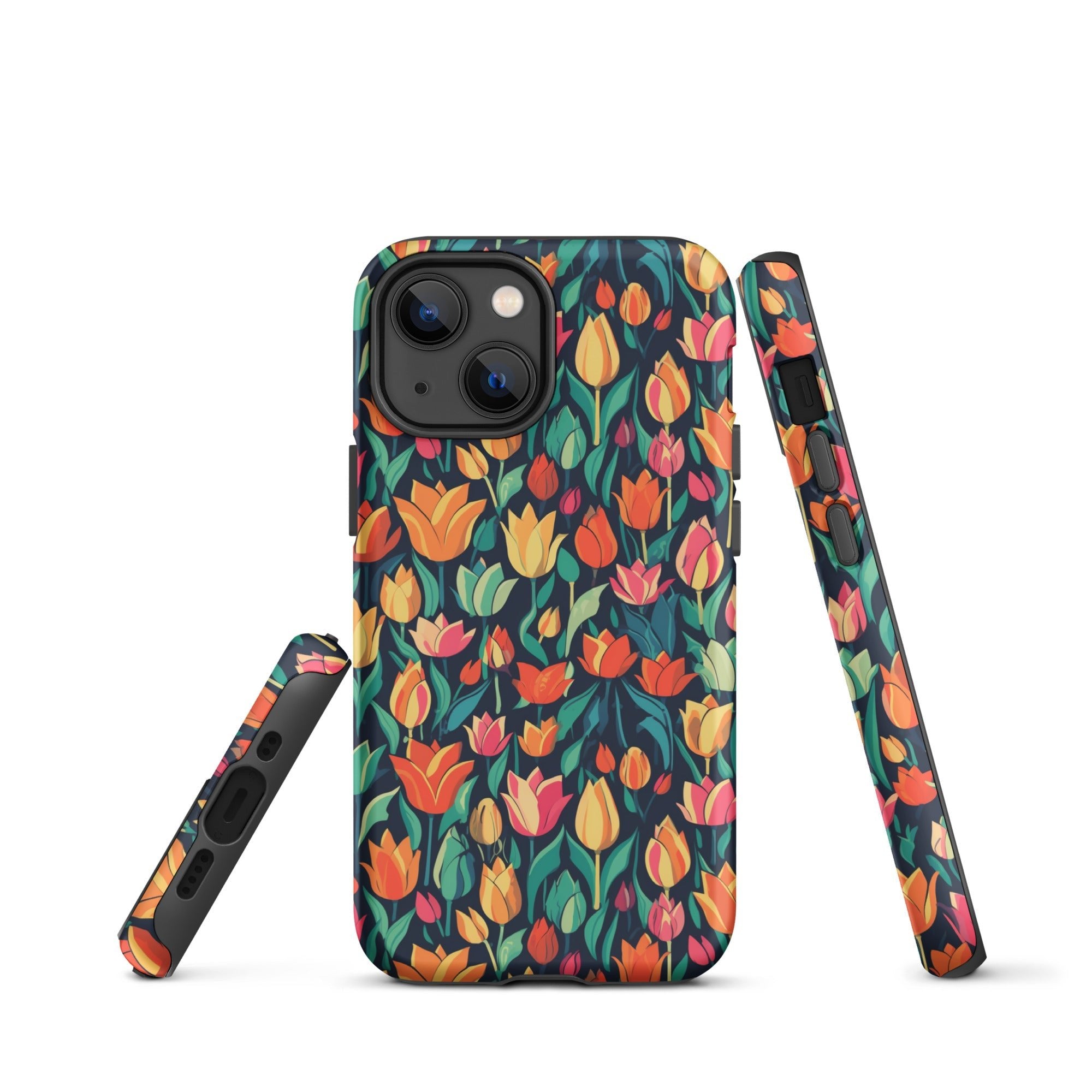 Tulip Medley - Vibrant and Colourful - iPhone Case - Pattern Symphony