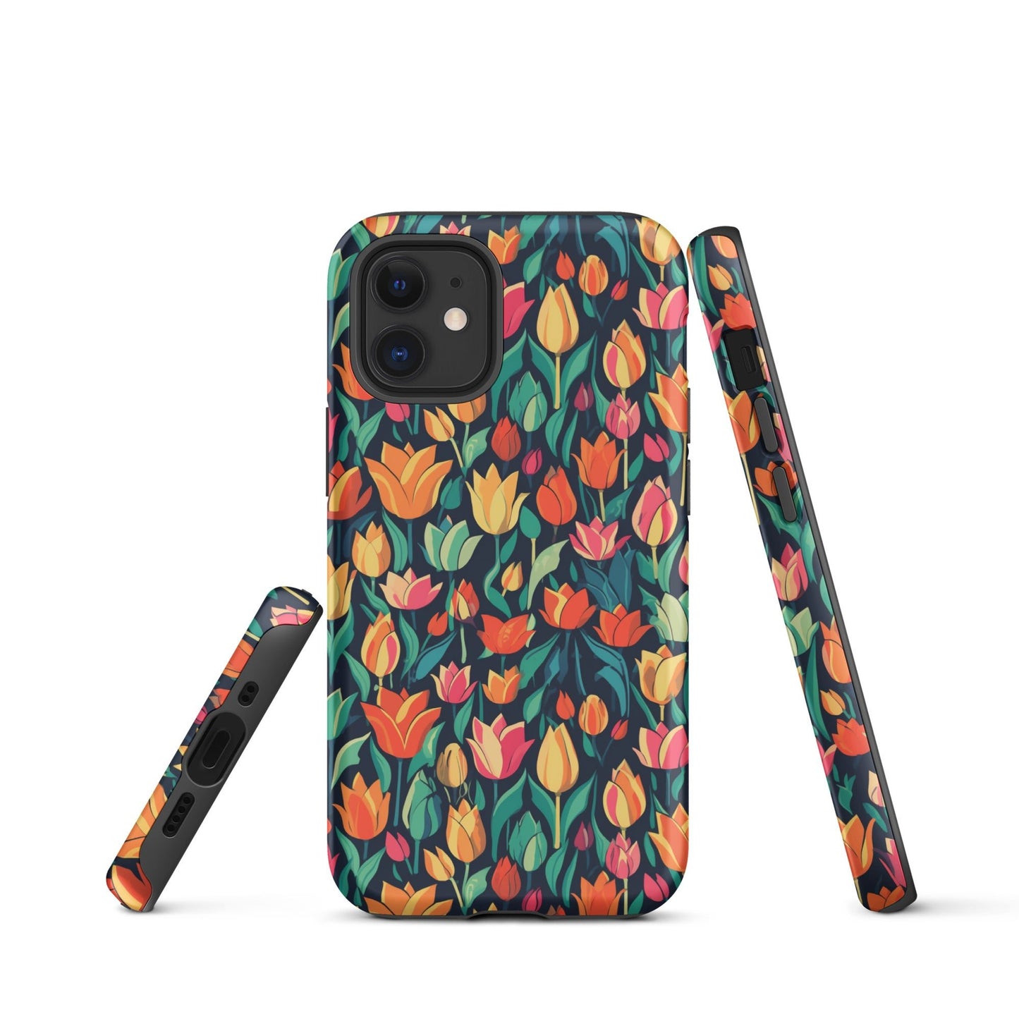 Tulip Medley - Vibrant and Colourful - iPhone Case - Pattern Symphony