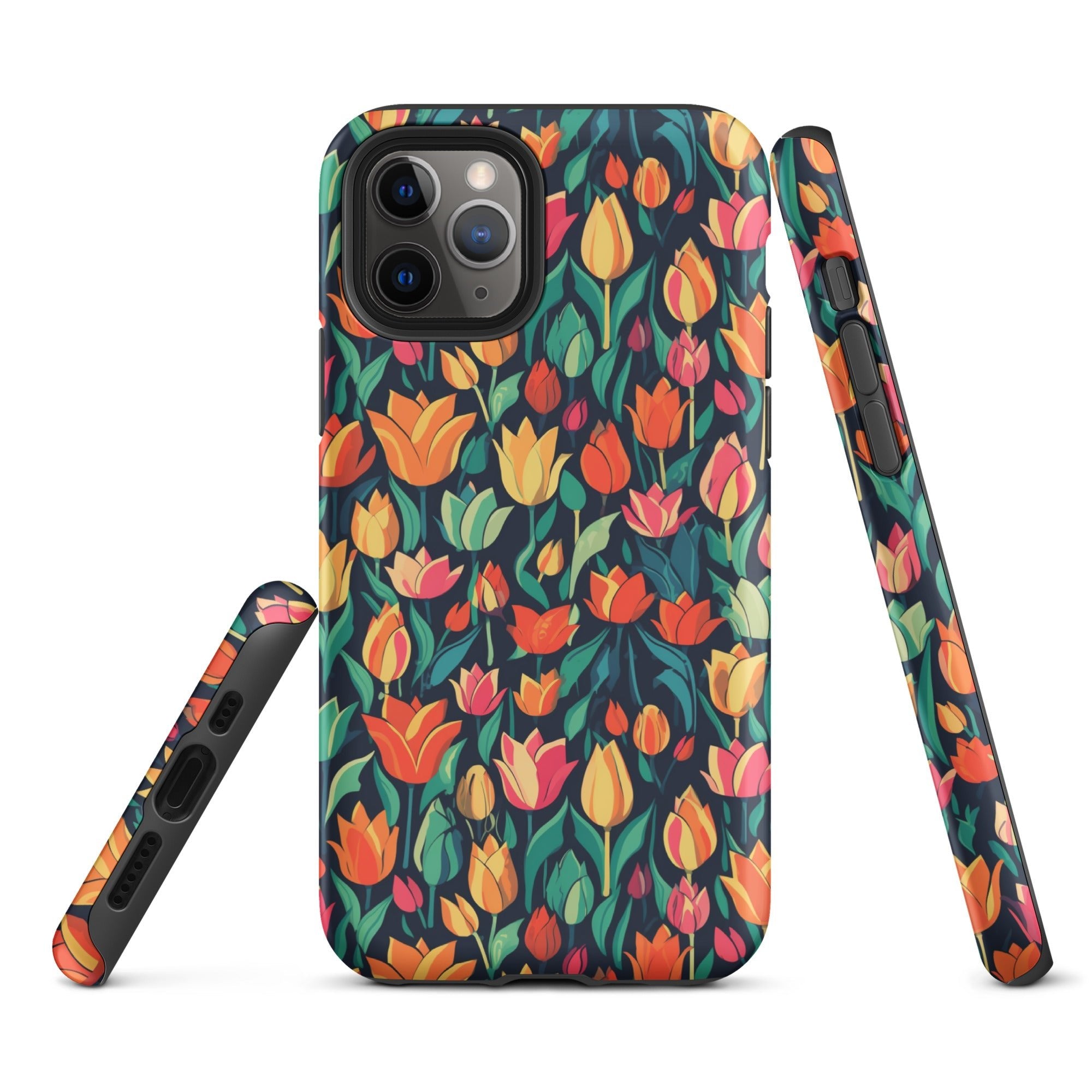 Tulip Medley - Vibrant and Colourful - iPhone Case - Pattern Symphony