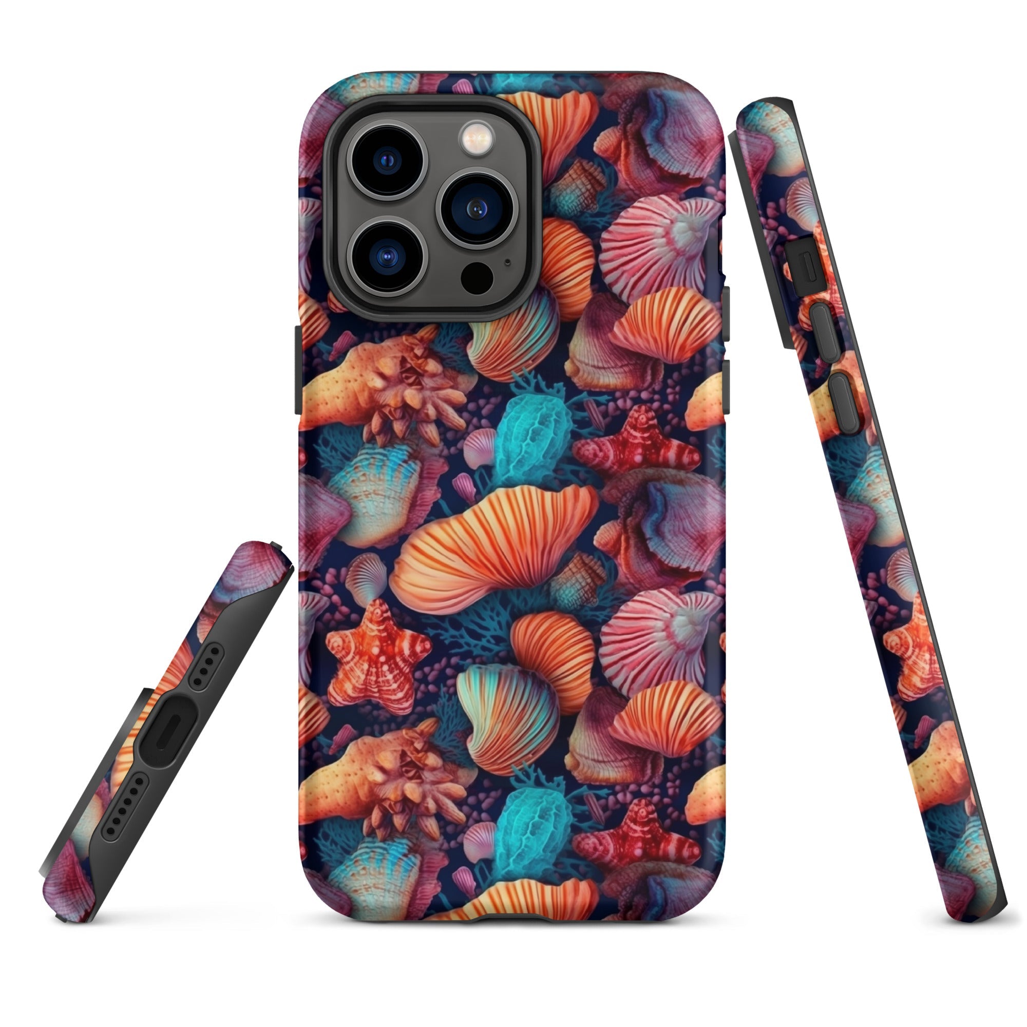 Vibrant Shallow Seascape - Nautical Dreams - iPhone Case - Pattern Symphony