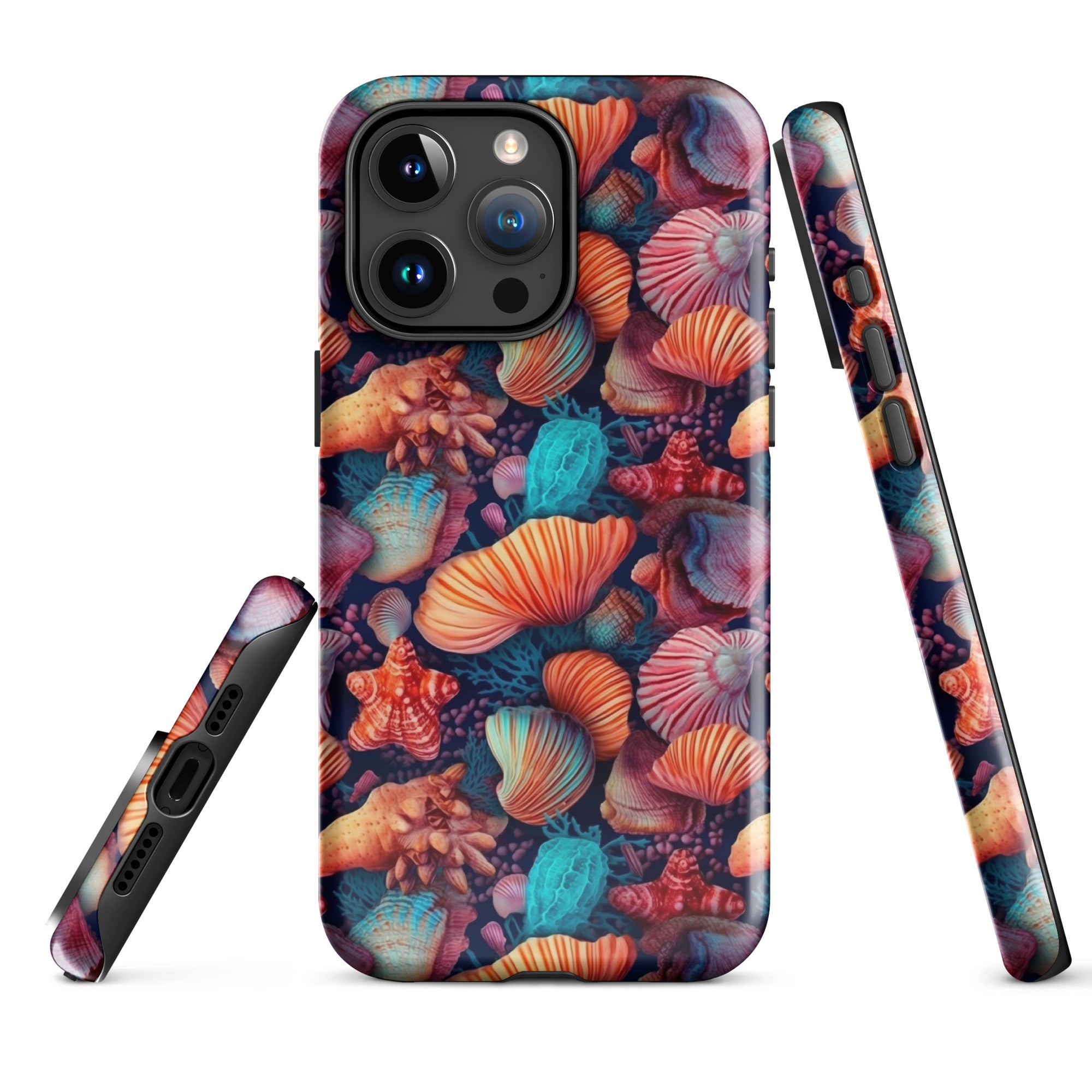 Vibrant Shallow Seascape - Nautical Dreams - iPhone Case - Pattern Symphony