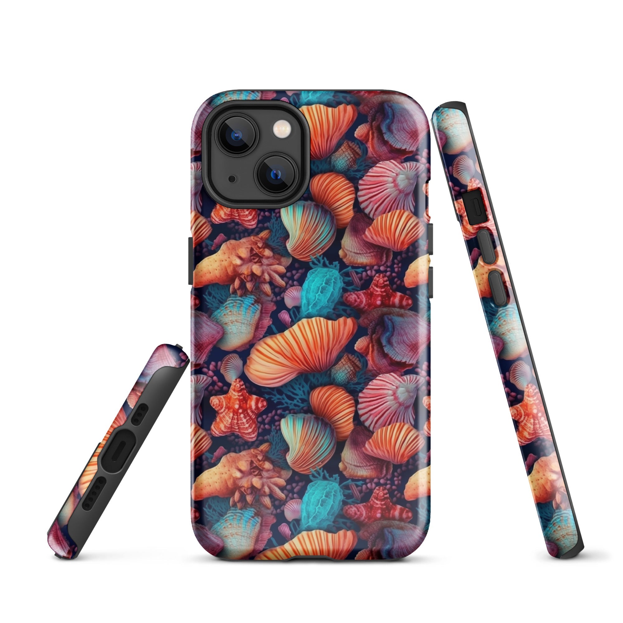 Vibrant Shallow Seascape - Nautical Dreams - iPhone Case - Pattern Symphony