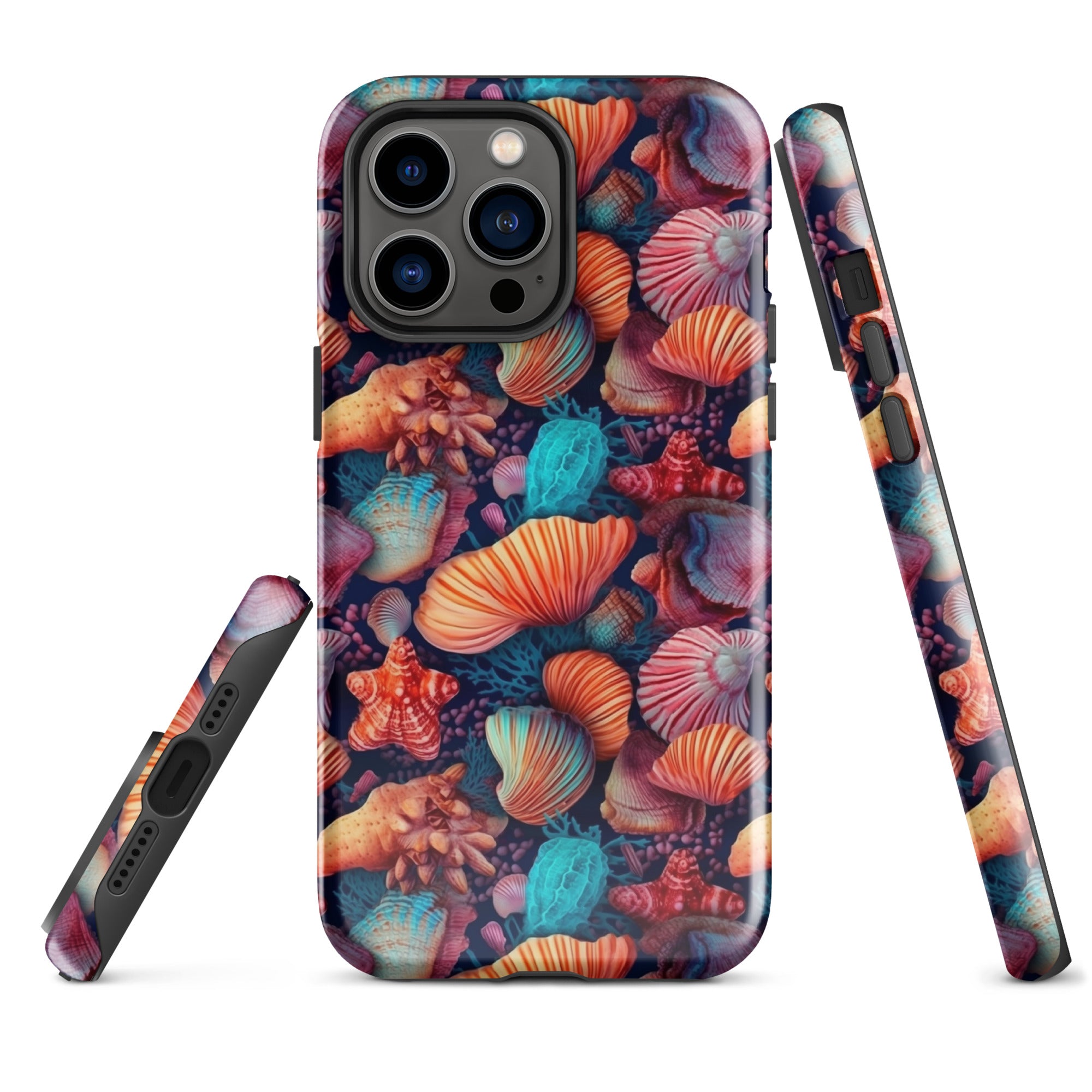 Vibrant Shallow Seascape - Nautical Dreams - iPhone Case - Pattern Symphony