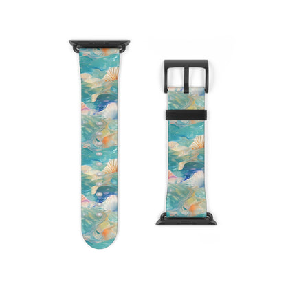 Watercolour Seashell - Wonders - Apple Watch Strap - Pattern Symphony