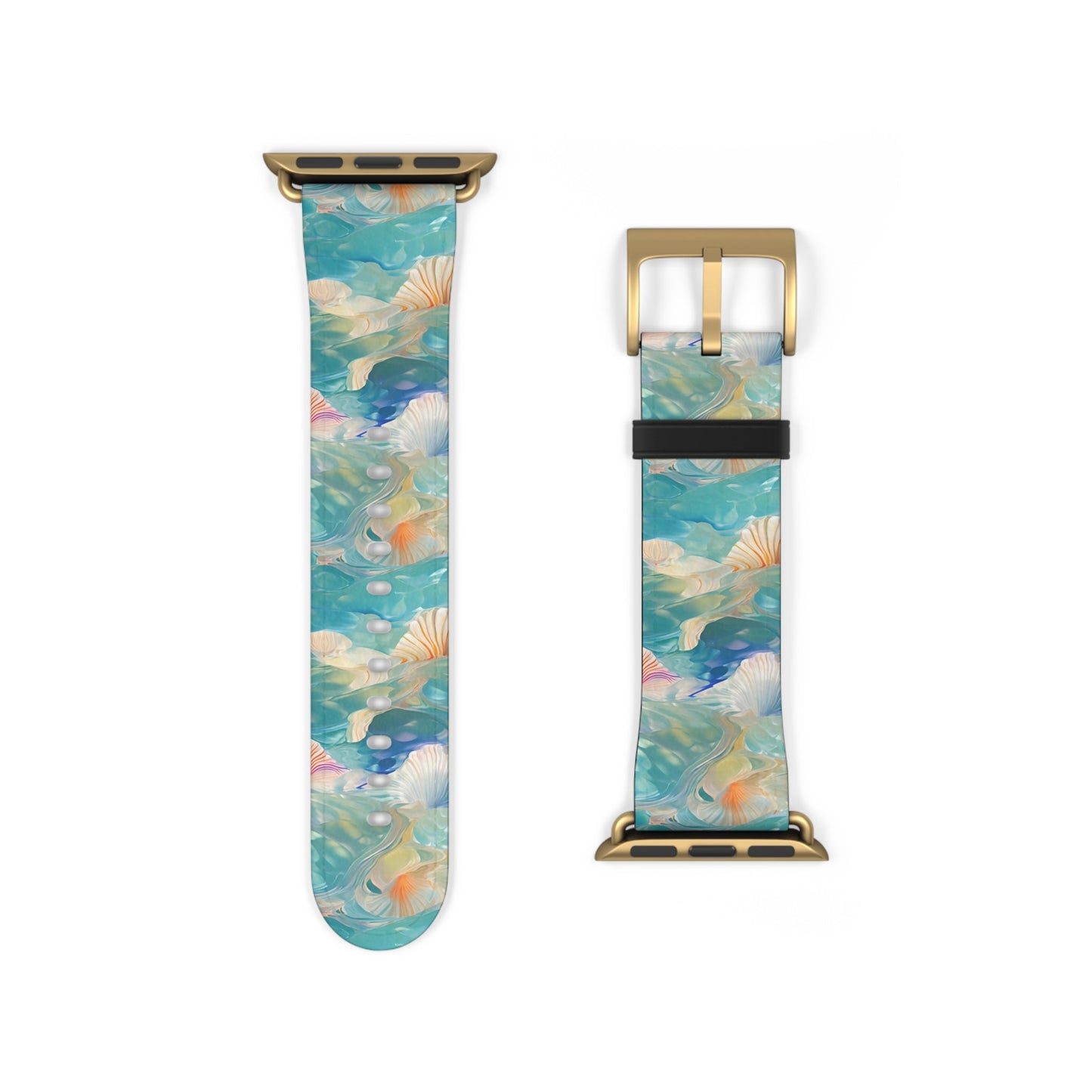 Watercolour Seashell - Wonders - Apple Watch Strap - Pattern Symphony