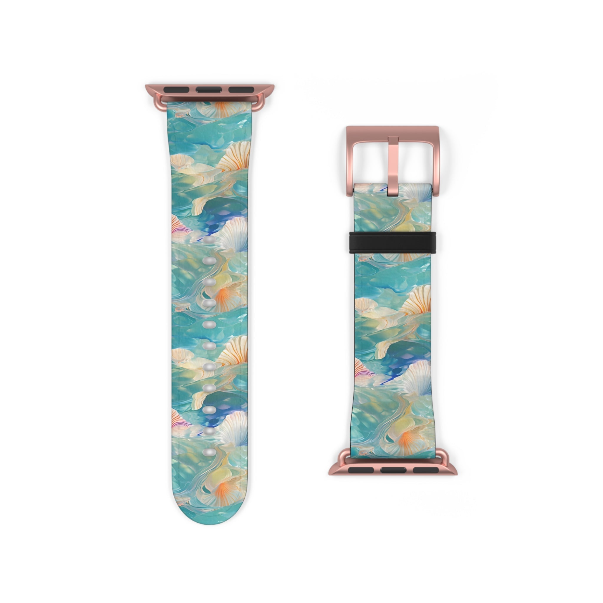 Watercolour Seashell - Wonders - Apple Watch Strap - Pattern Symphony